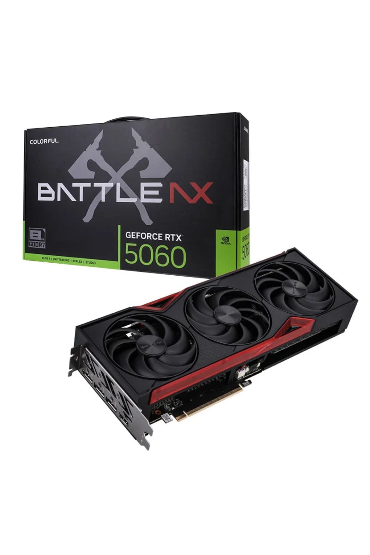Colorful BattleAX GeForce RTX 5060 NB EX 8GB-V GDDR7 128Bit 8GB Gaming (Oyuncu) Ekran Kartı