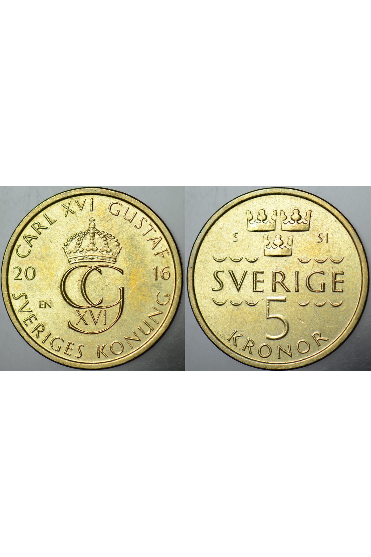 Banknoting İSVEÇ 5 KRON 2016 ÇİLALTI KONDİSYON.