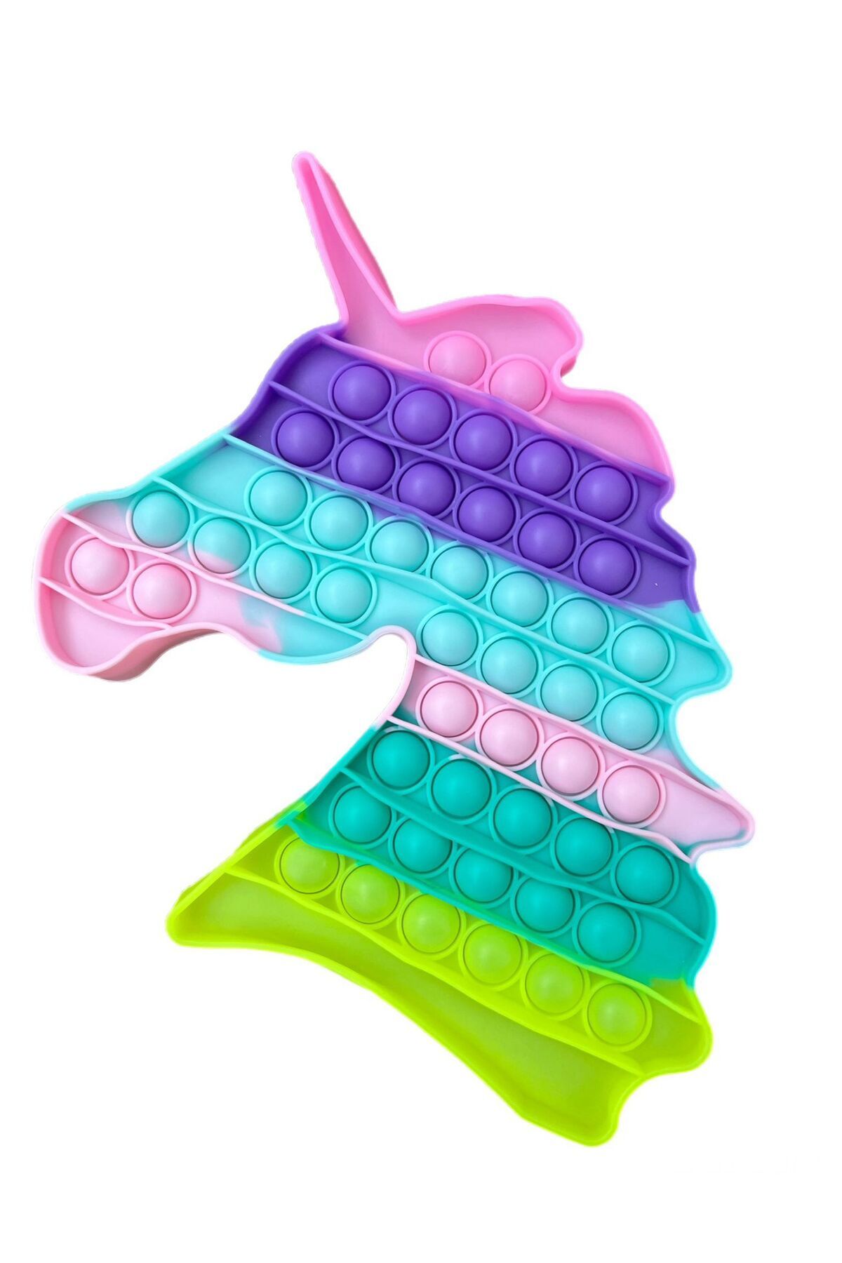 alpmodel Pop It Push Bubble Fidget Popit Duyusal Unicorn Pony 25 Cm