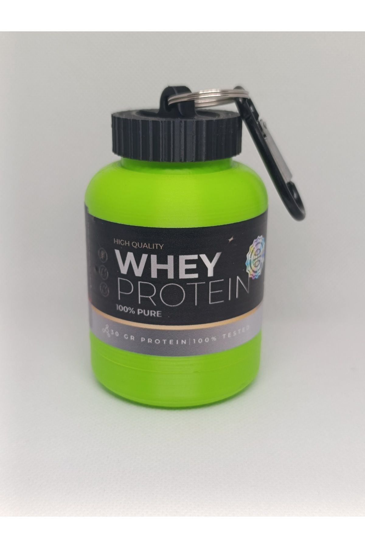 NozzleCraft Protein Toz Saklama Hunisi – 50g | Karabinalı