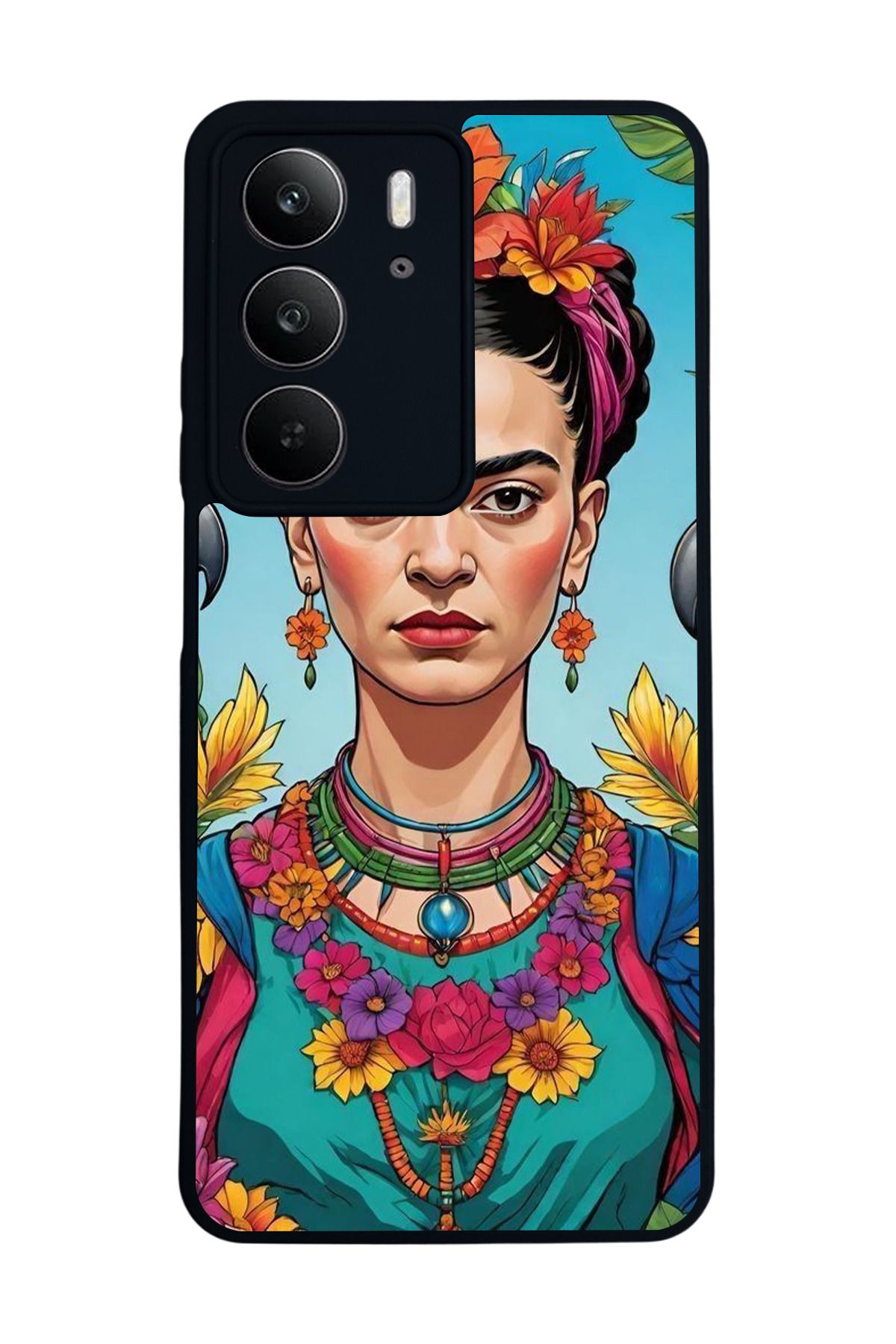 realme C75 Mat Uyumlu Siyah Kılıf – Yumuşak Silikon, Koruyucu, Şok Emici Kapak