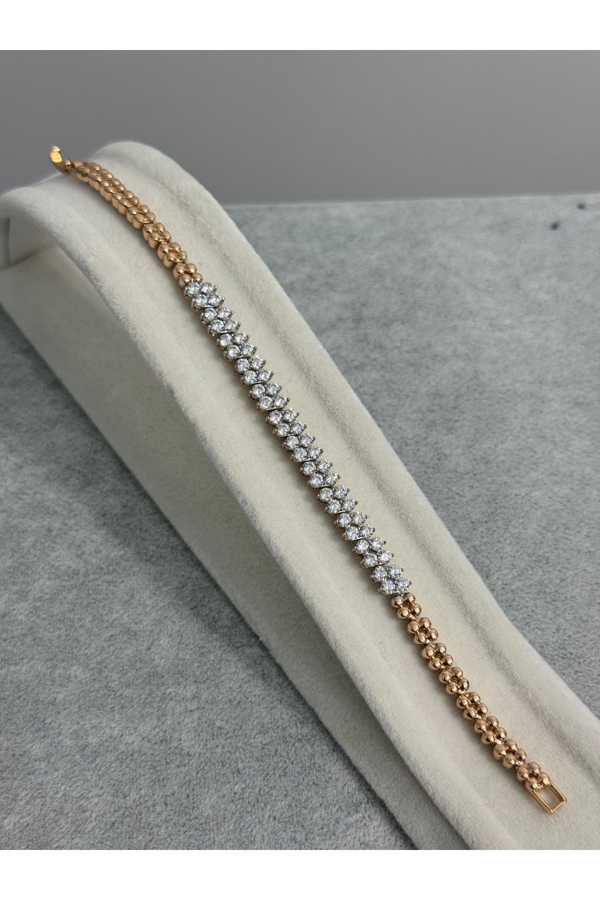 XUPING JEWELRY 316L zirkon taşlı çelik bileklik paslanmaz kararmaz