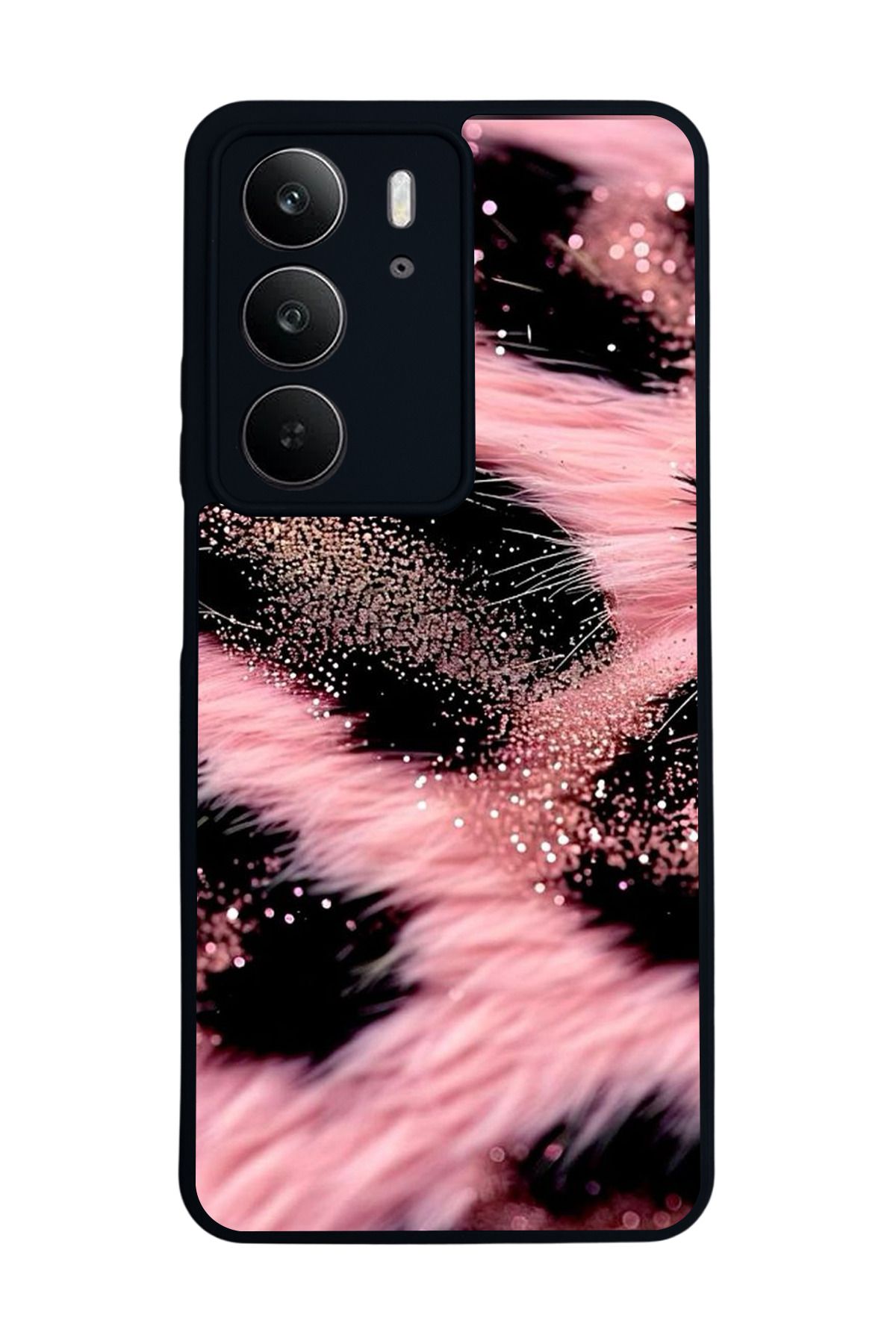 realme C75 Mat Uyumlu Siyah Kılıf – Yumuşak Silikon, Koruyucu, Şok Emici Kapak