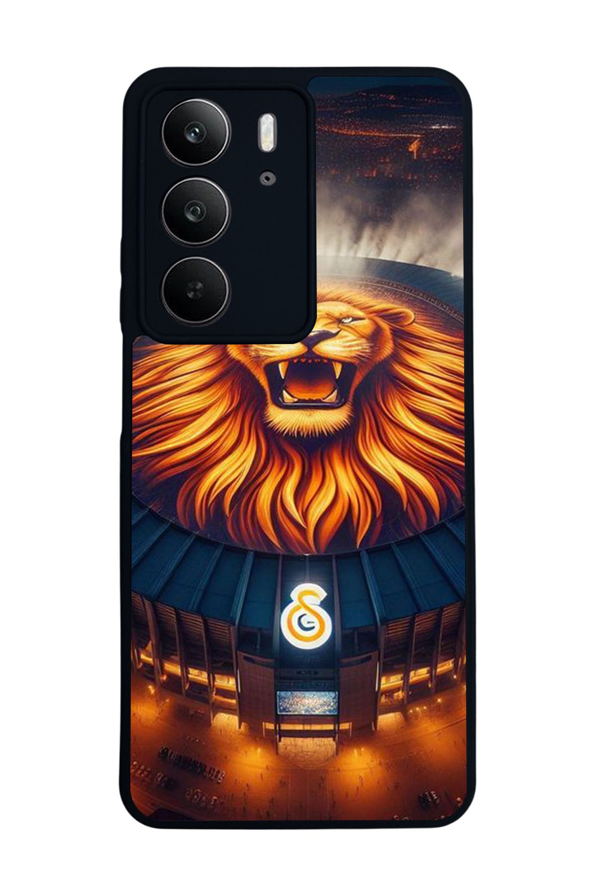 realme C75 Mat Uyumlu Siyah Kılıf – Yumuşak Silikon, Koruyucu, Şok Emici Kapak