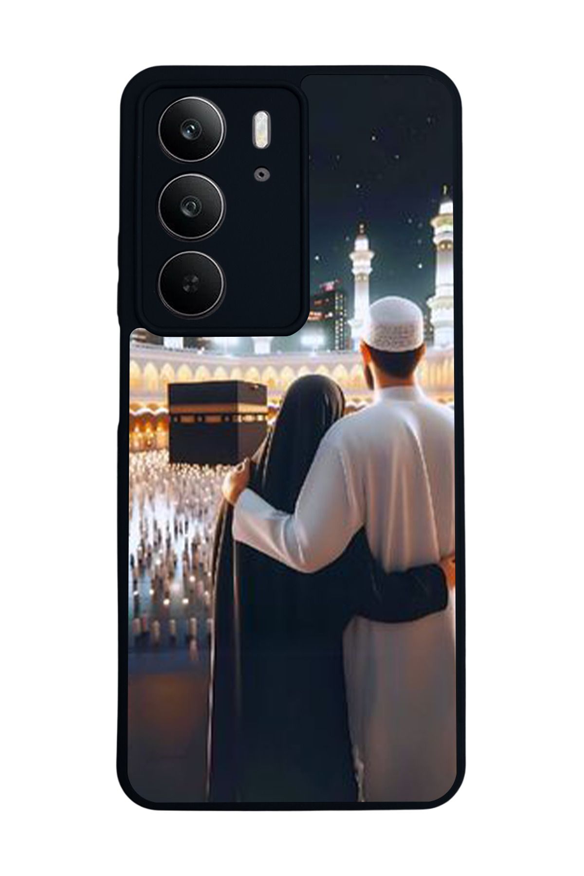 realme C75 Mat Uyumlu Siyah Kılıf – Yumuşak Silikon, Koruyucu, Şok Emici Kapak