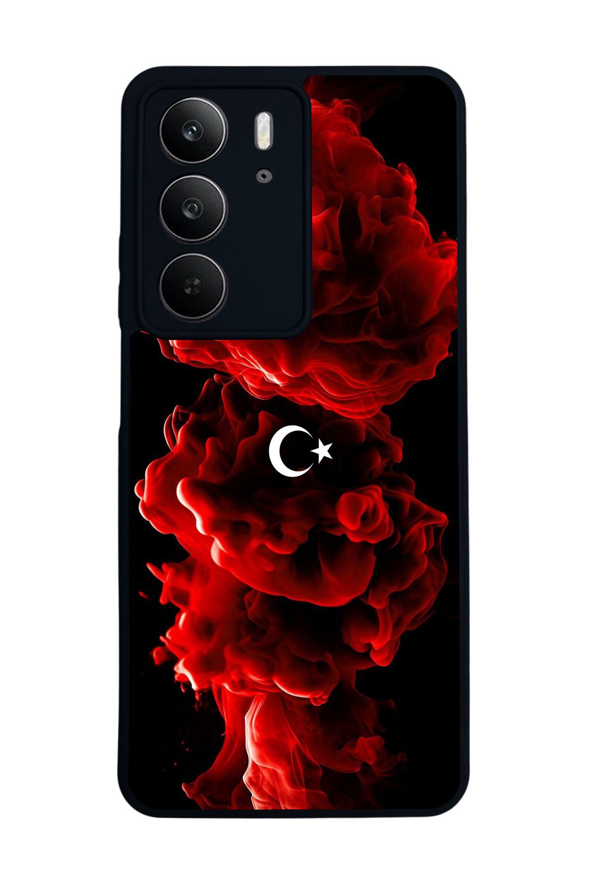 realme C75 Mat Uyumlu Siyah Kılıf – Yumuşak Silikon, Koruyucu, Şok Emici Kapak