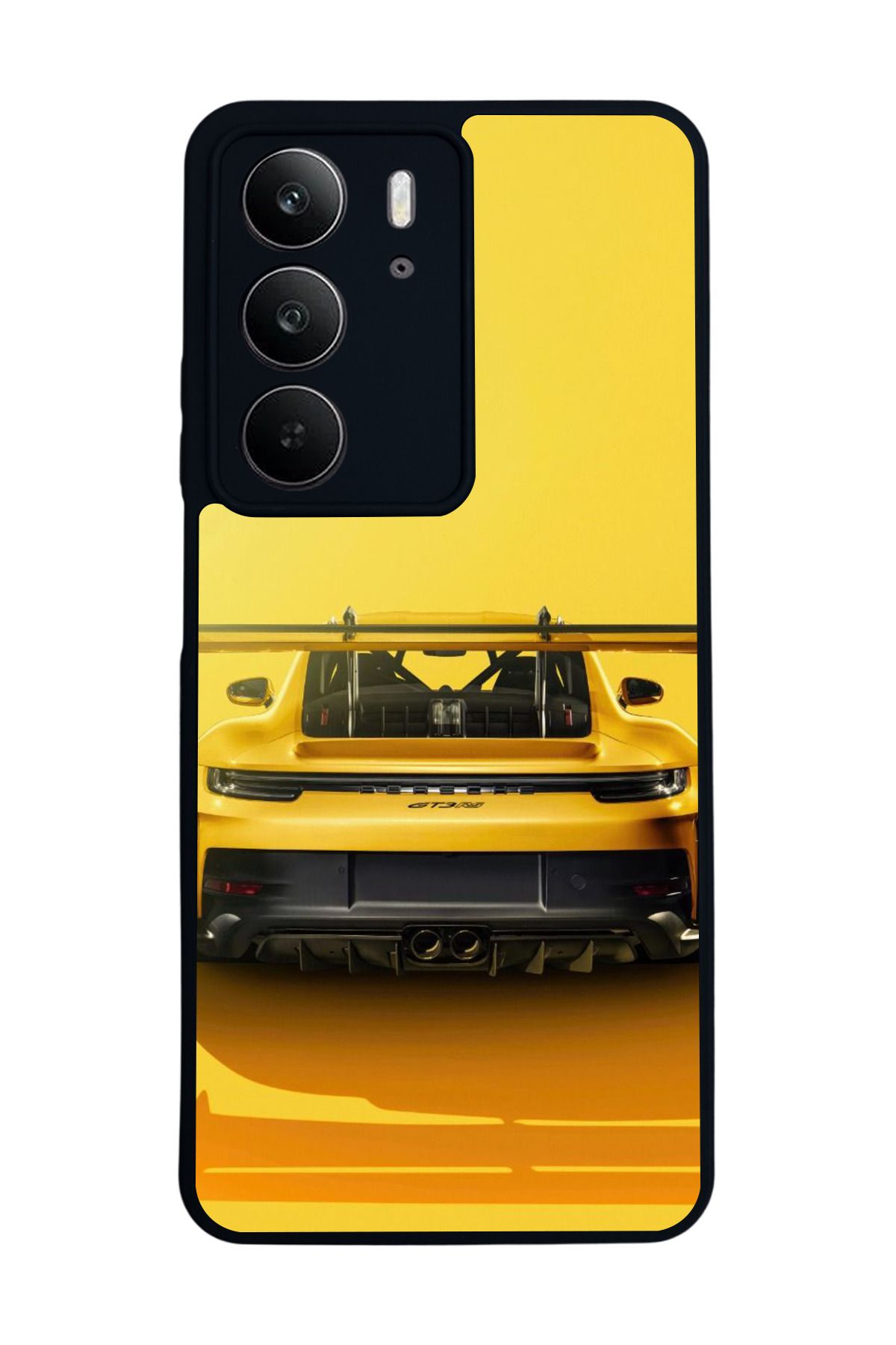 realme C75 Mat Uyumlu Siyah Kılıf – Yumuşak Silikon, Koruyucu, Şok Emici Kapak