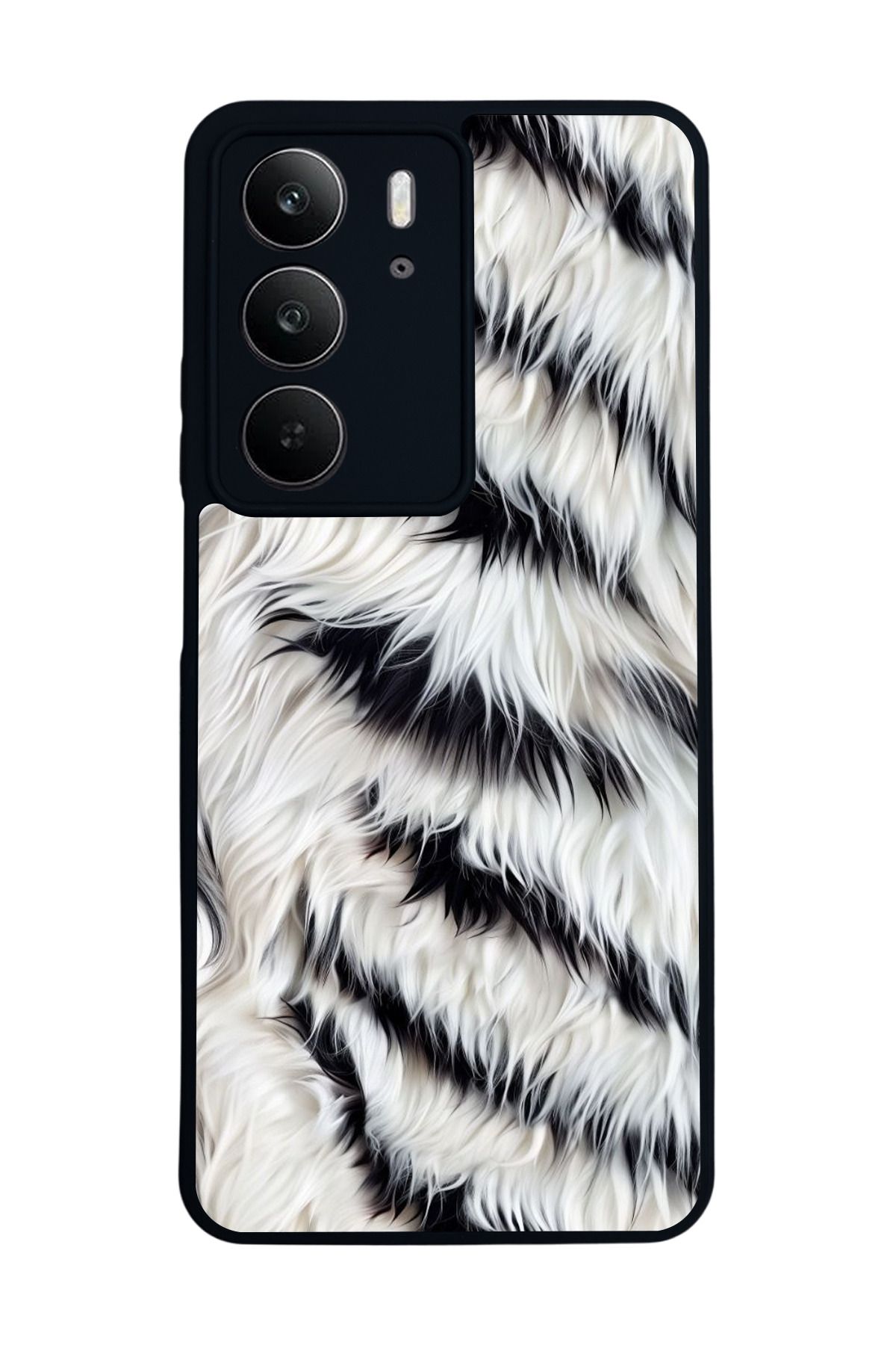 realme C75 Mat Uyumlu Siyah Kılıf – Yumuşak Silikon, Koruyucu, Şok Emici Kapak
