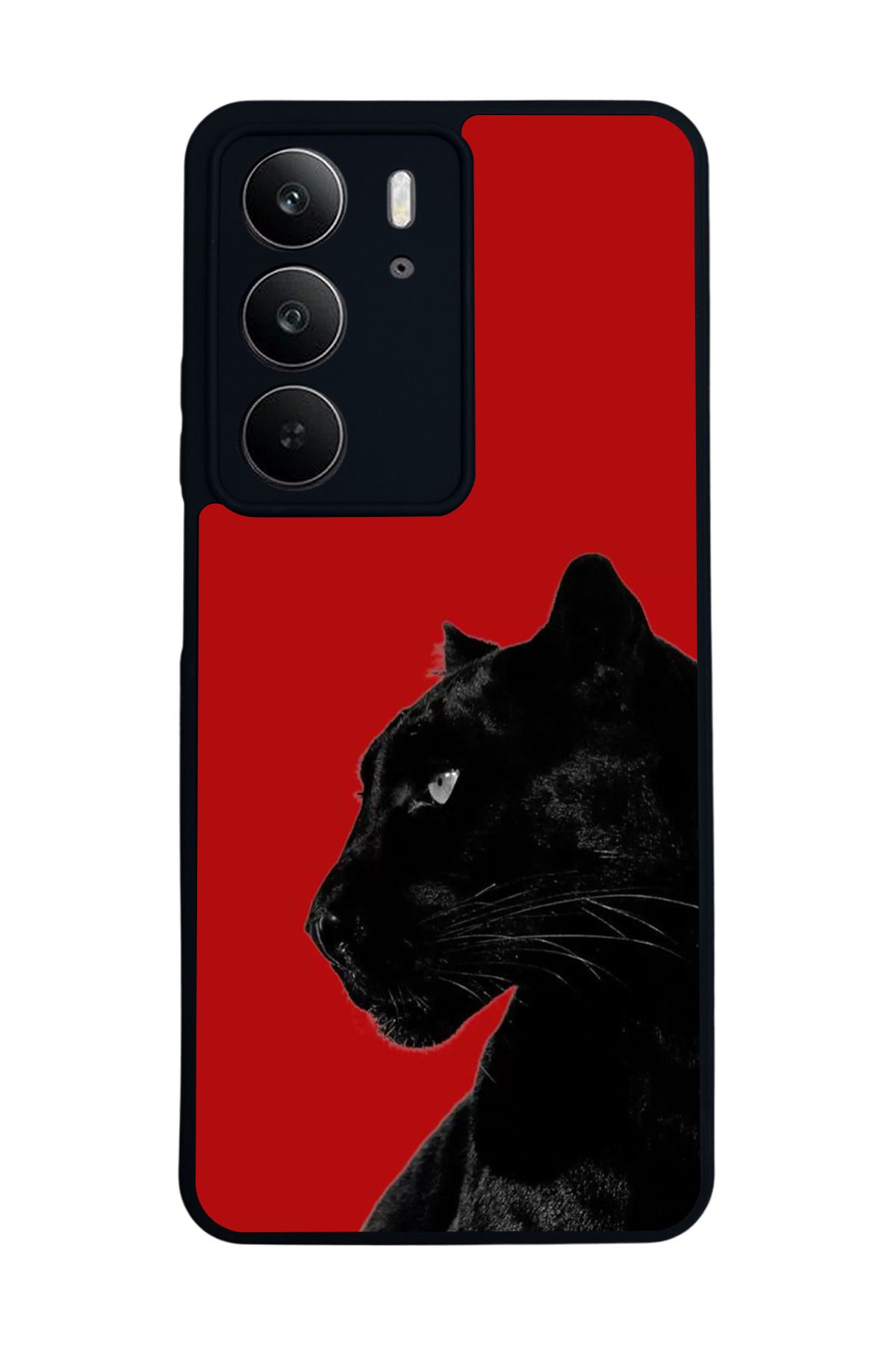 realme C75 Mat Uyumlu Siyah Kılıf – Yumuşak Silikon, Koruyucu, Şok Emici Kapak