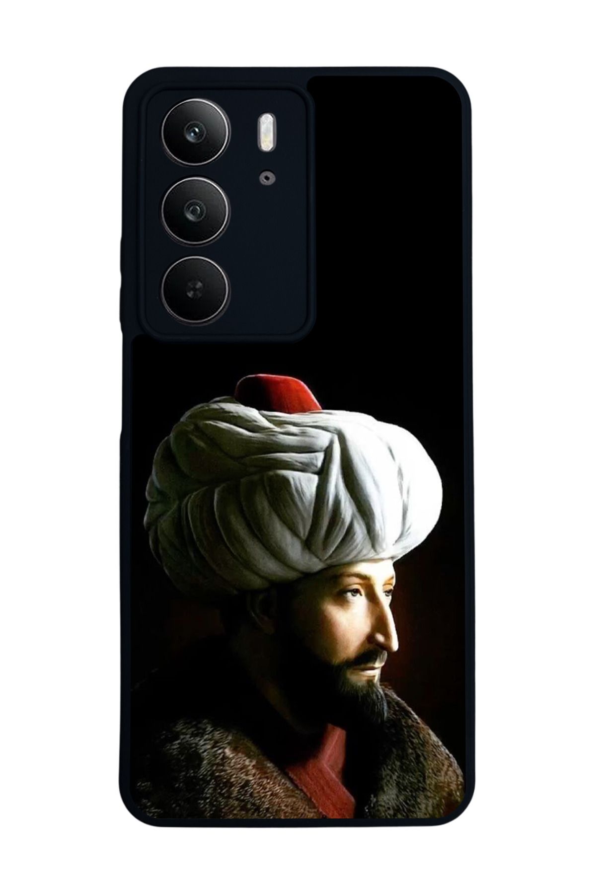 realme C75 Mat Uyumlu Siyah Kılıf – Yumuşak Silikon, Koruyucu, Şok Emici Kapak