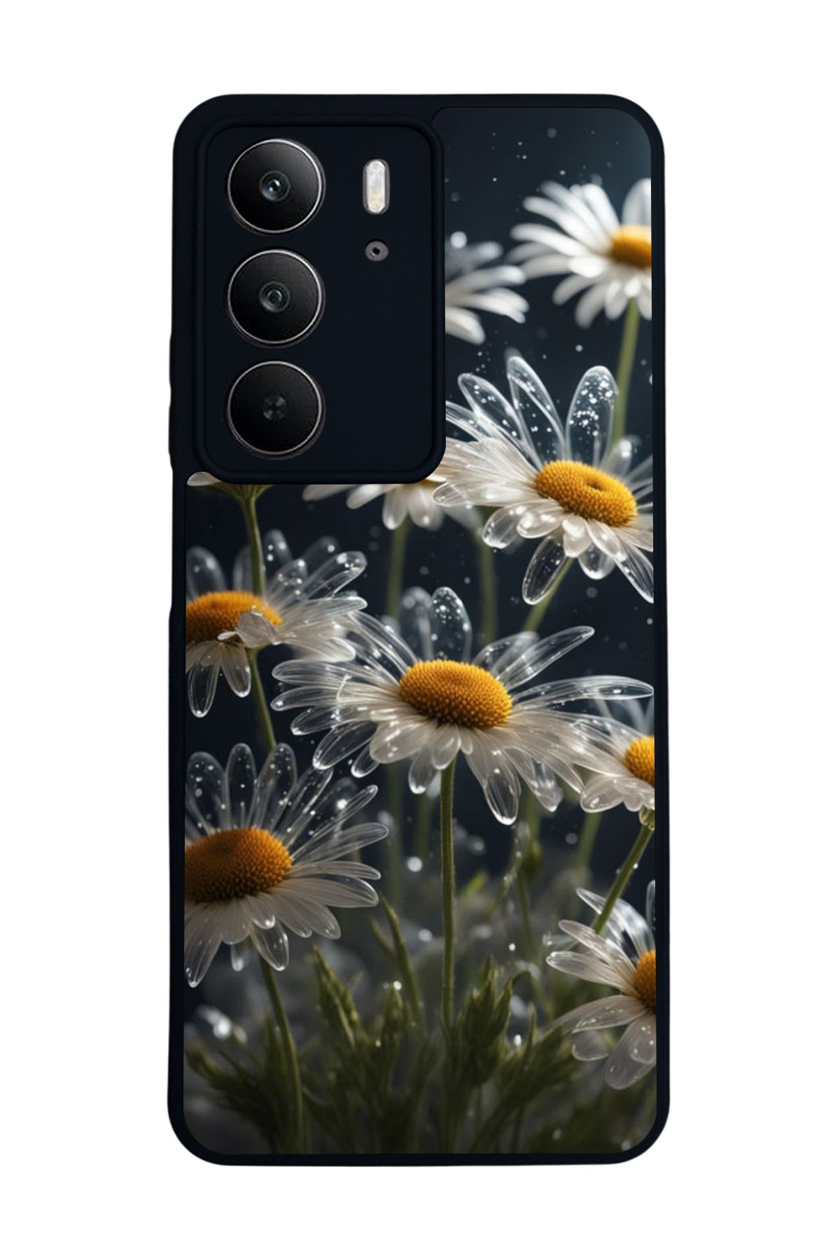 realme C75 Mat Uyumlu Siyah Kılıf – Yumuşak Silikon, Koruyucu, Şok Emici Kapak