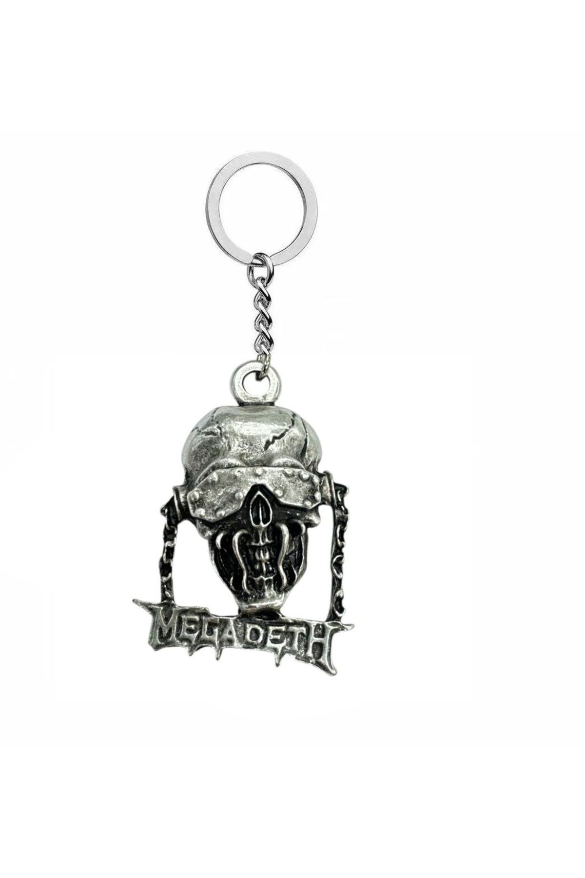 Herşey Nota Megadeth Thrash Metal Grup Anahtarlık – Unisex Aksesuar