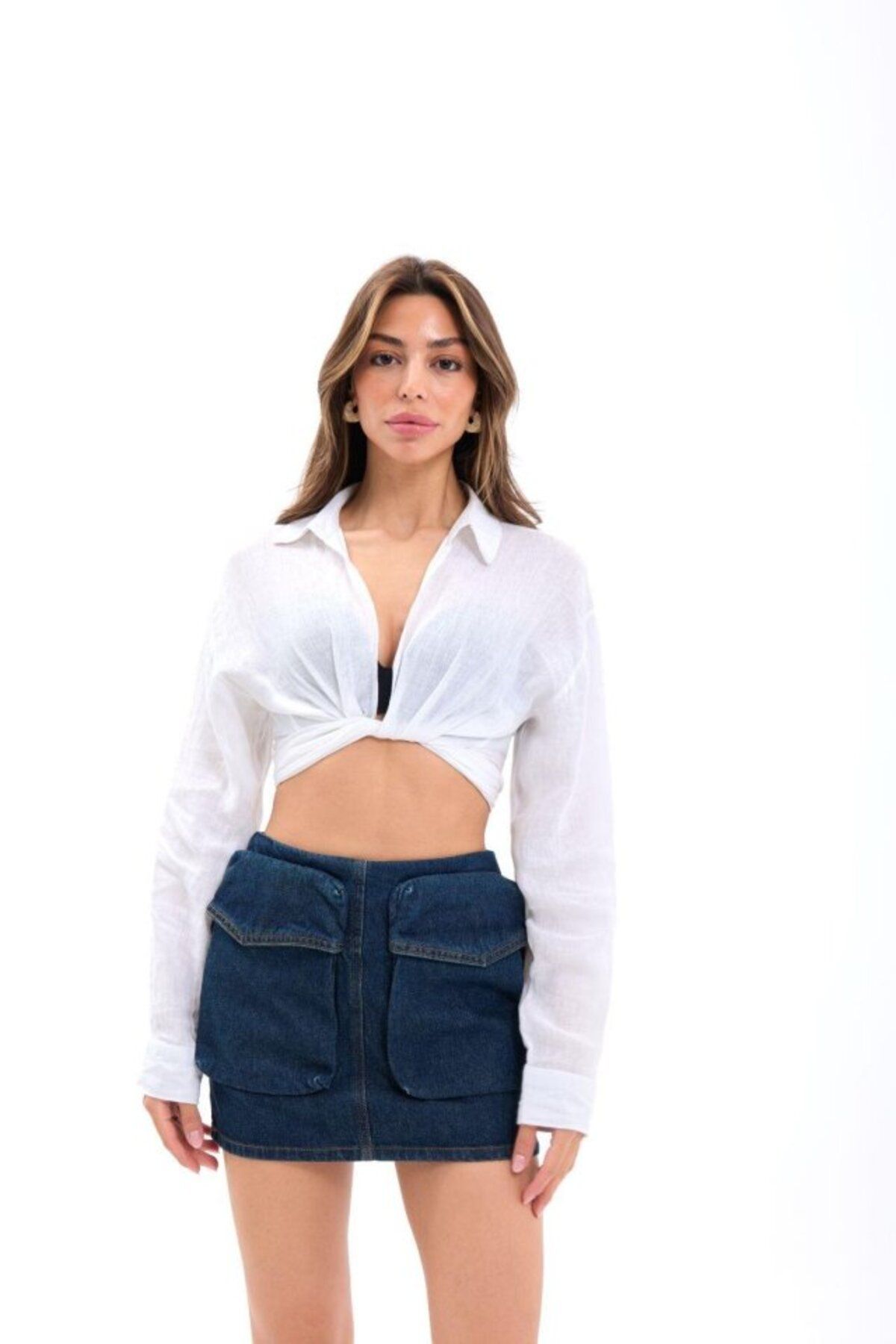velmorafashion 7392 KOT ETEK-MAVİ
