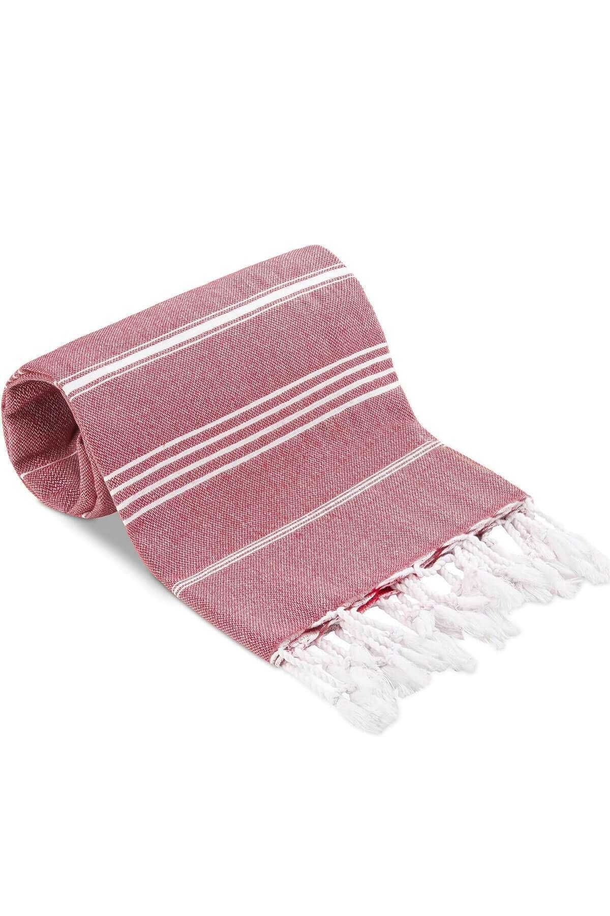 merland benvecocuk Summer Wind Soft %100 Pamuk Peştemal 100x180 cm Bordo