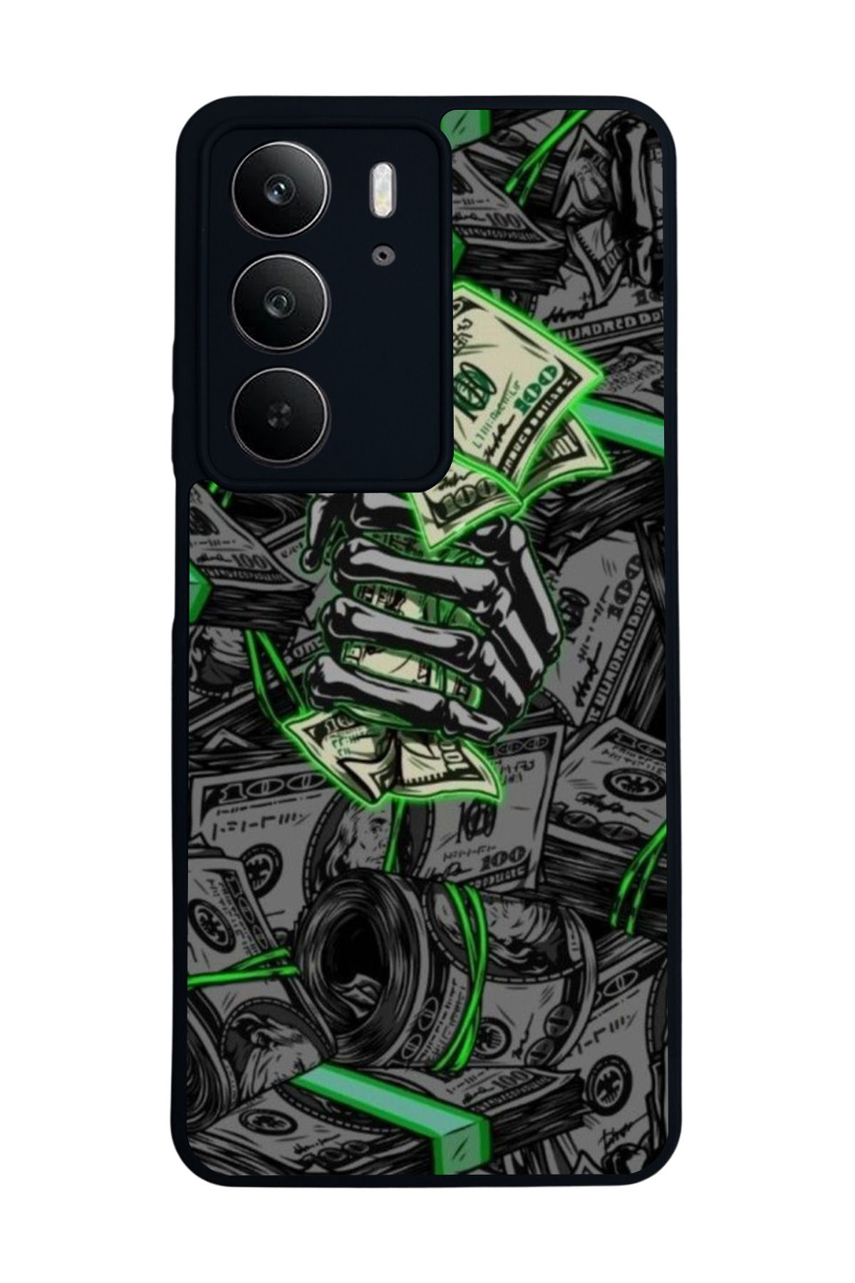 realme C75 Mat Uyumlu Siyah Kılıf – Yumuşak Silikon, Koruyucu, Şok Emici Kapak