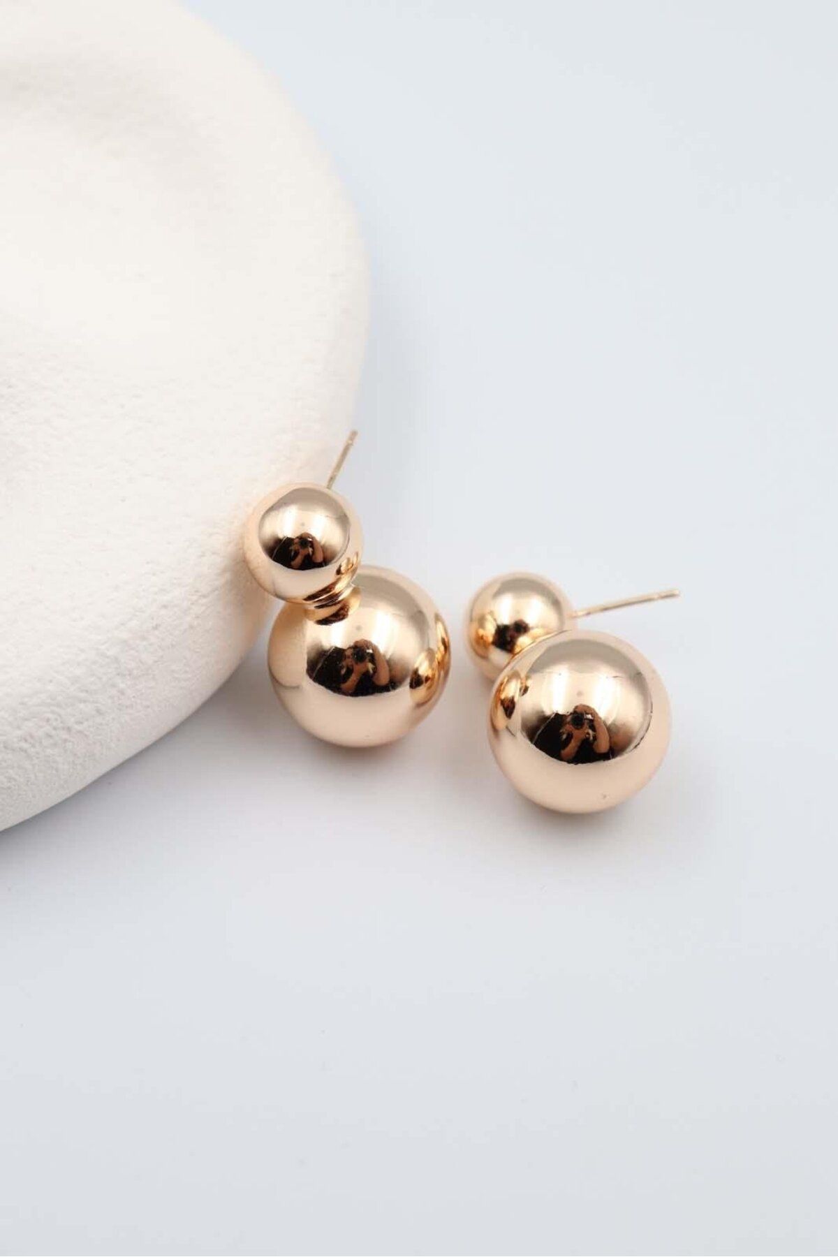 BY CANSU ACCESSORİES Giada Gold Küpe