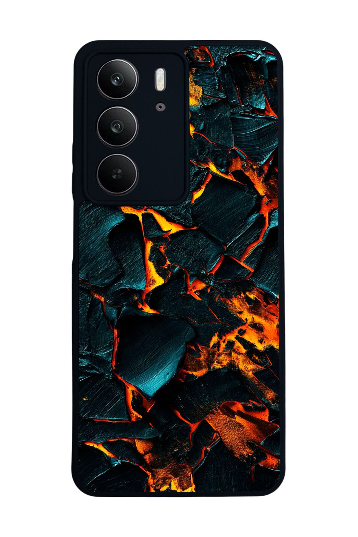 realme C75 Mat Uyumlu Siyah Kılıf – Yumuşak Silikon, Koruyucu, Şok Emici Kapak