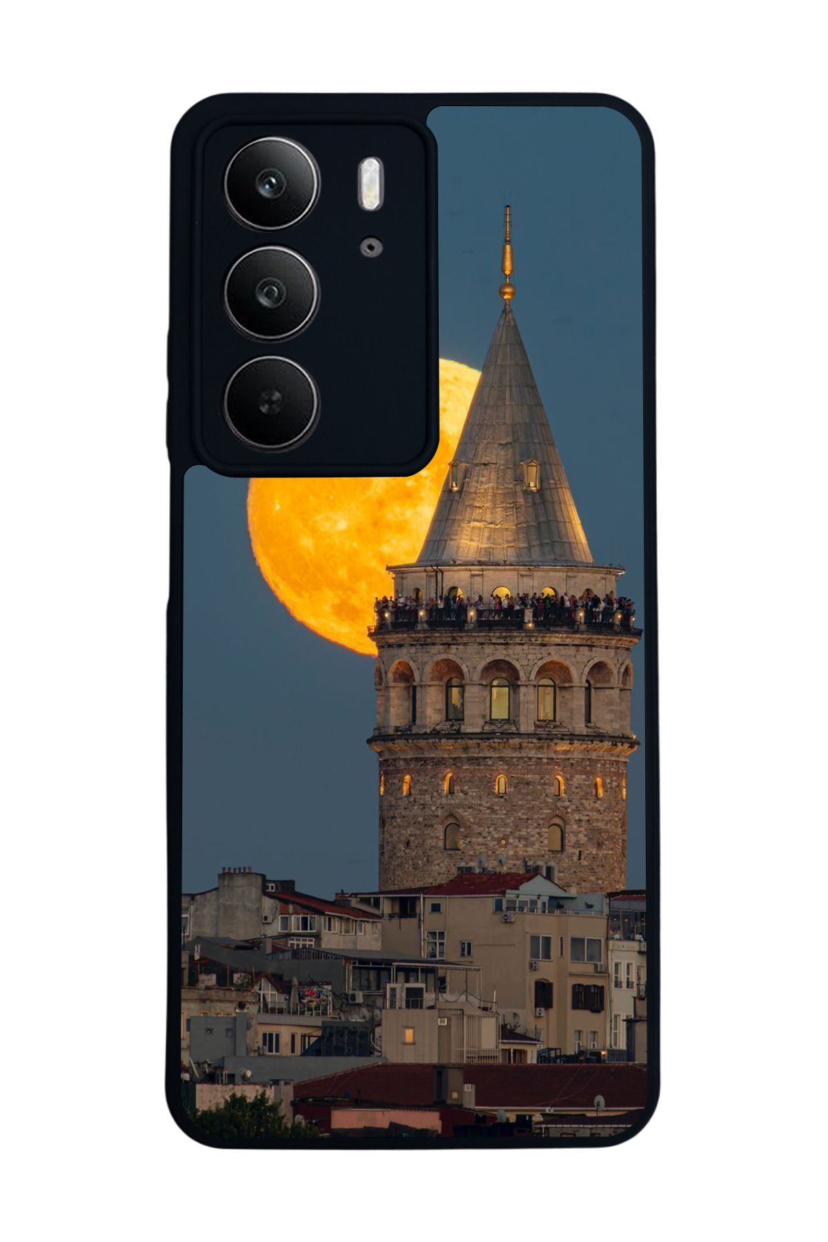 realme C75 Mat Uyumlu Siyah Kılıf – Yumuşak Silikon, Koruyucu, Şok Emici Kapak