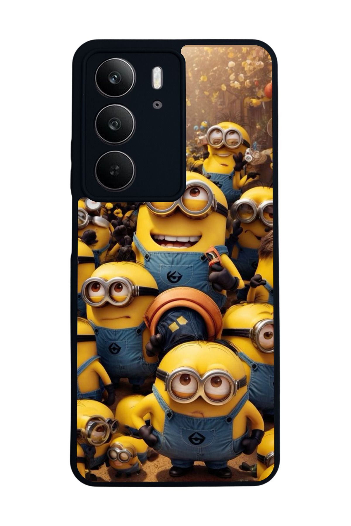 realme C75 Mat Uyumlu Siyah Kılıf – Yumuşak Silikon, Koruyucu, Şok Emici Kapak