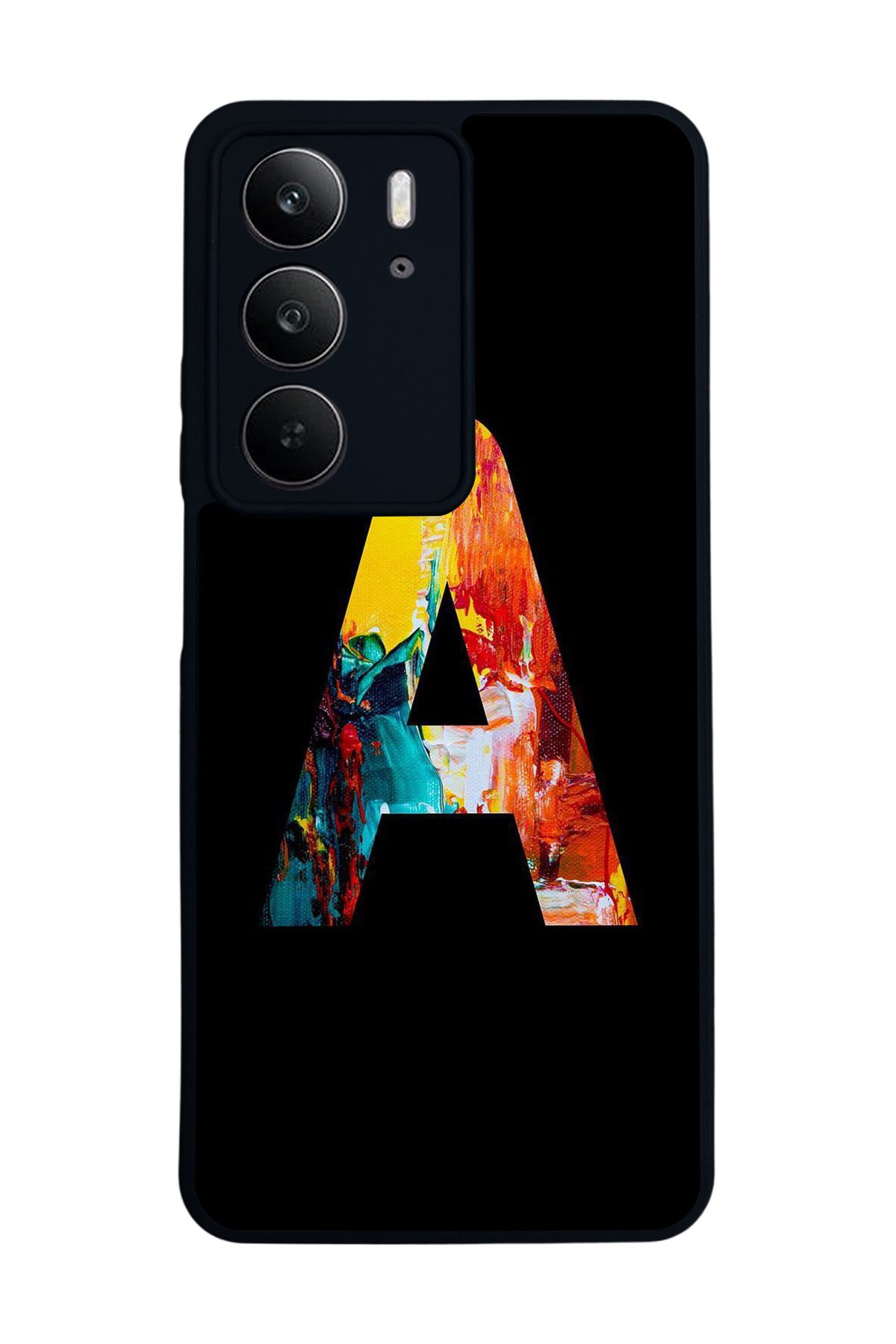 realme C75 Mat Uyumlu Siyah Kılıf – Yumuşak Silikon, Koruyucu, Şok Emici Kapak
