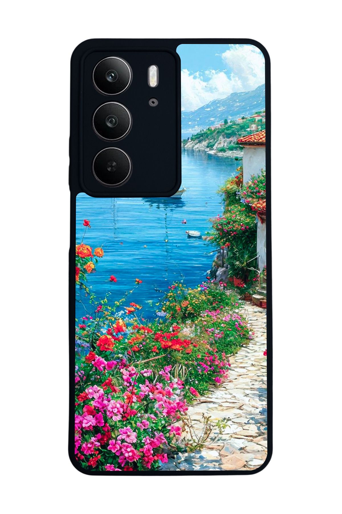 realme C75 Mat Uyumlu Siyah Kılıf – Yumuşak Silikon, Koruyucu, Şok Emici Kapak