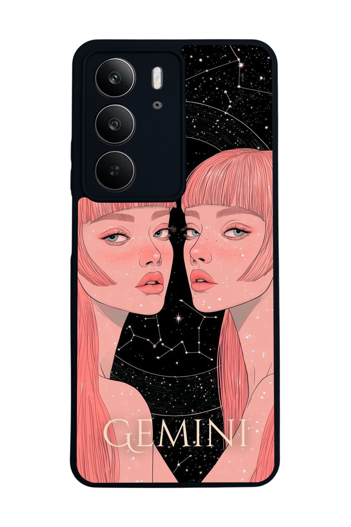 realme C75 Mat Uyumlu Siyah Kılıf – Yumuşak Silikon, Koruyucu, Şok Emici Kapak