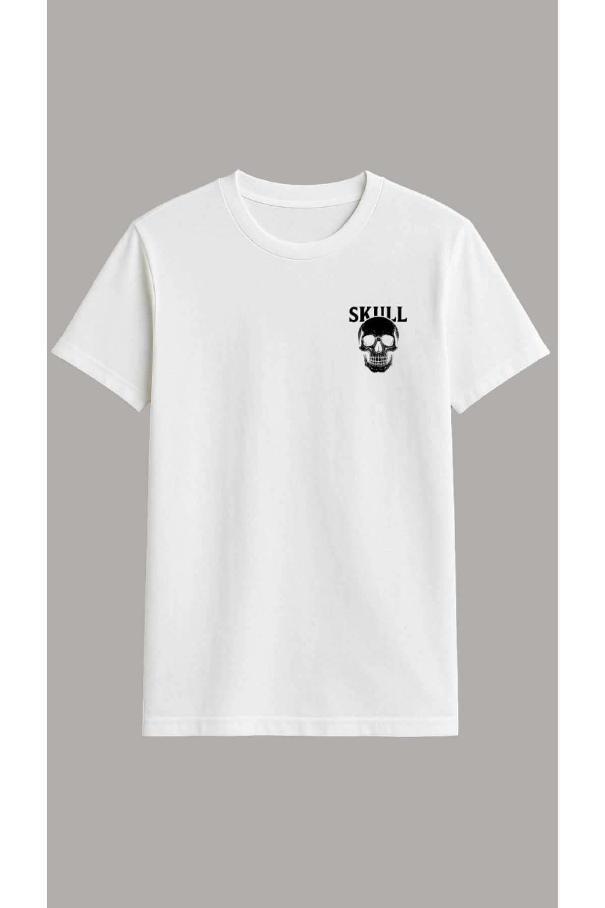 Vigor Wear SKULL Baskılı Oversize T-Shirt