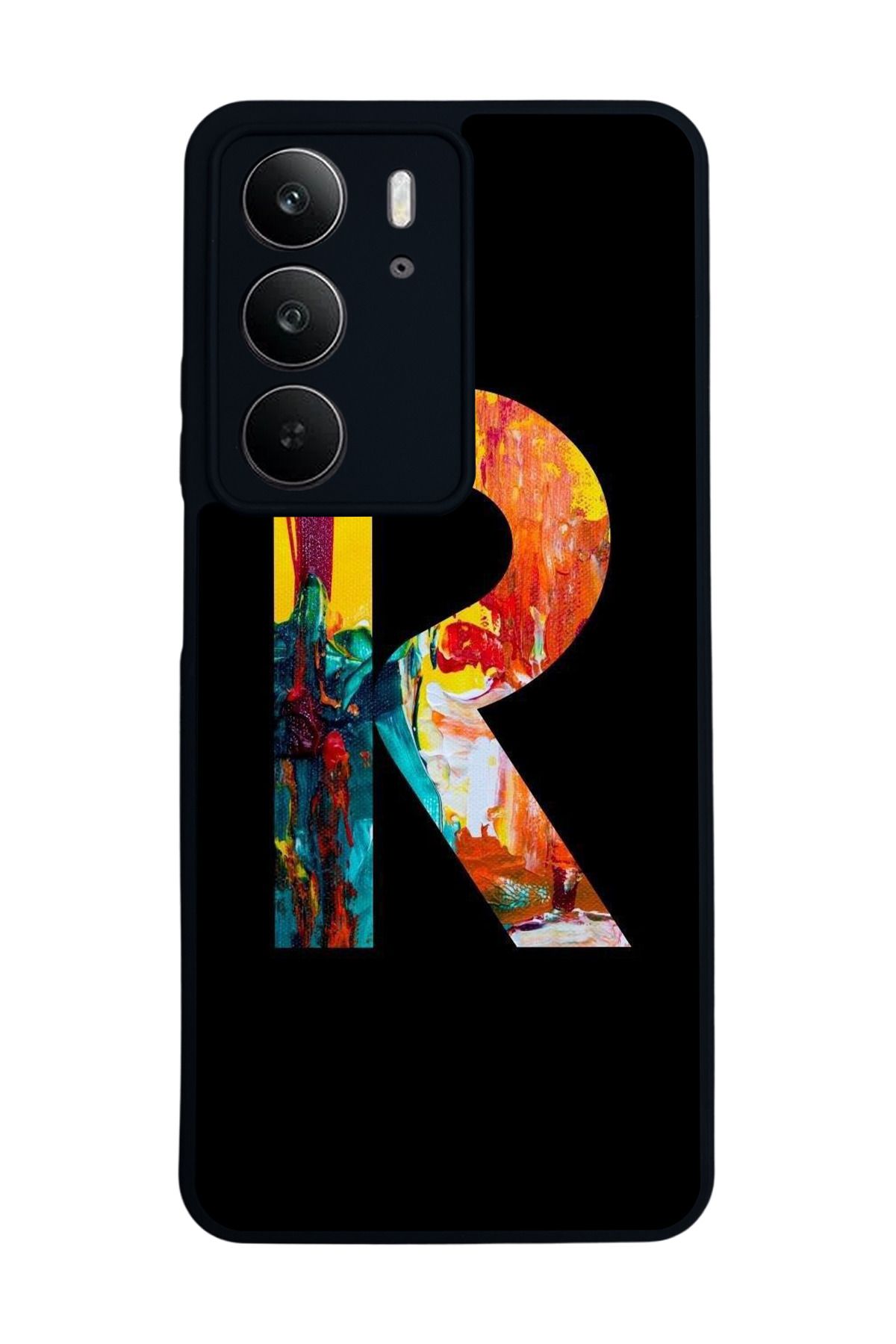 realme C75 Mat Uyumlu Siyah Kılıf – Yumuşak Silikon, Koruyucu, Şok Emici Kapak