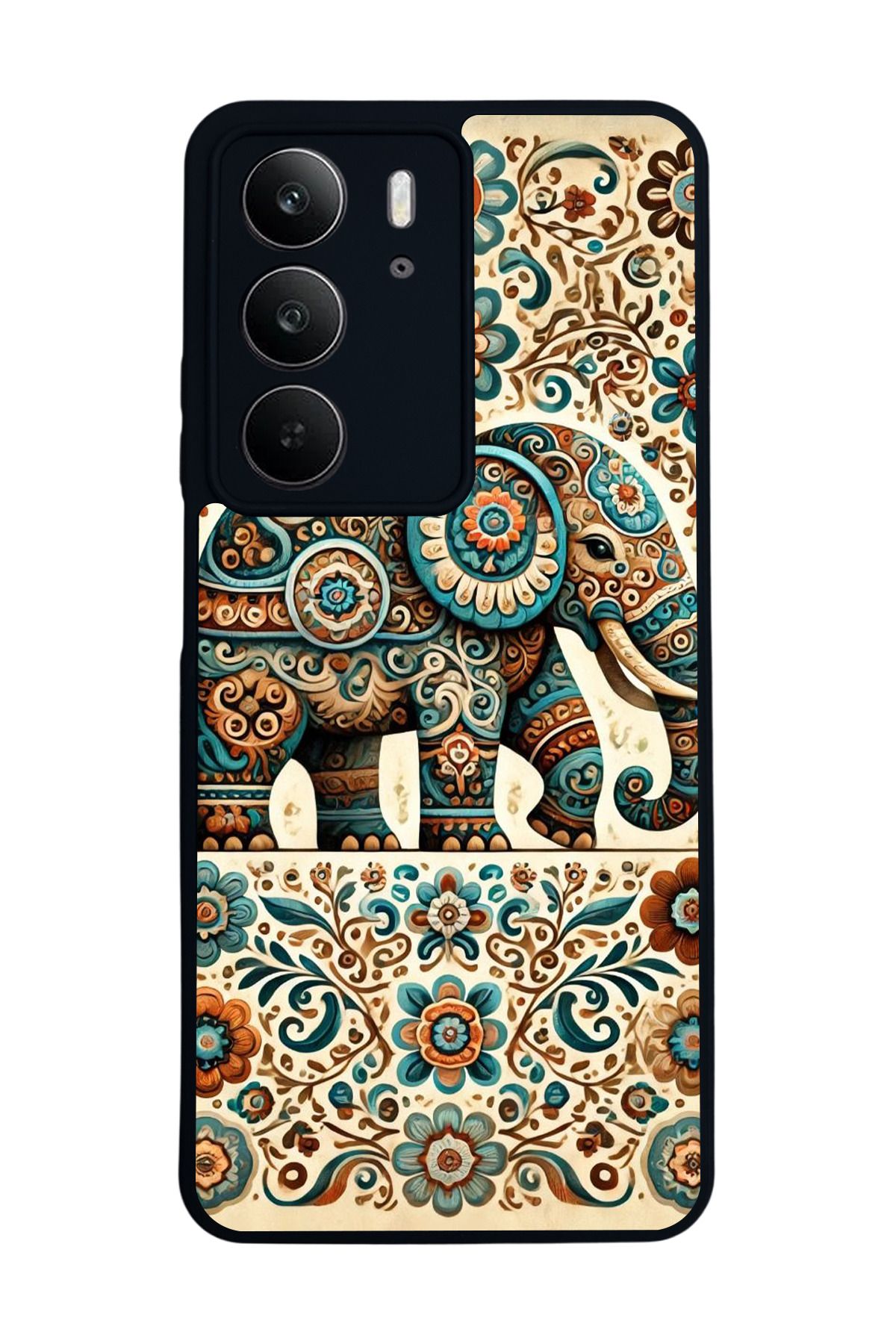 realme C75 Mat Uyumlu Siyah Kılıf – Yumuşak Silikon, Koruyucu, Şok Emici Kapak