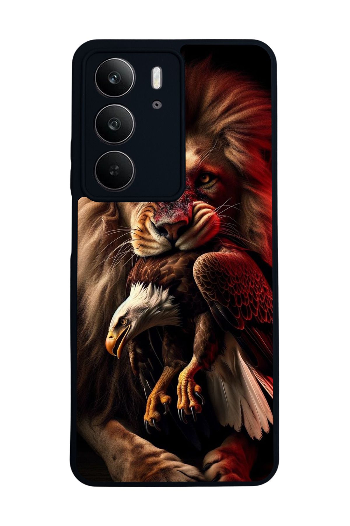 realme C75 Mat Uyumlu Siyah Kılıf – Yumuşak Silikon, Koruyucu, Şok Emici Kapak
