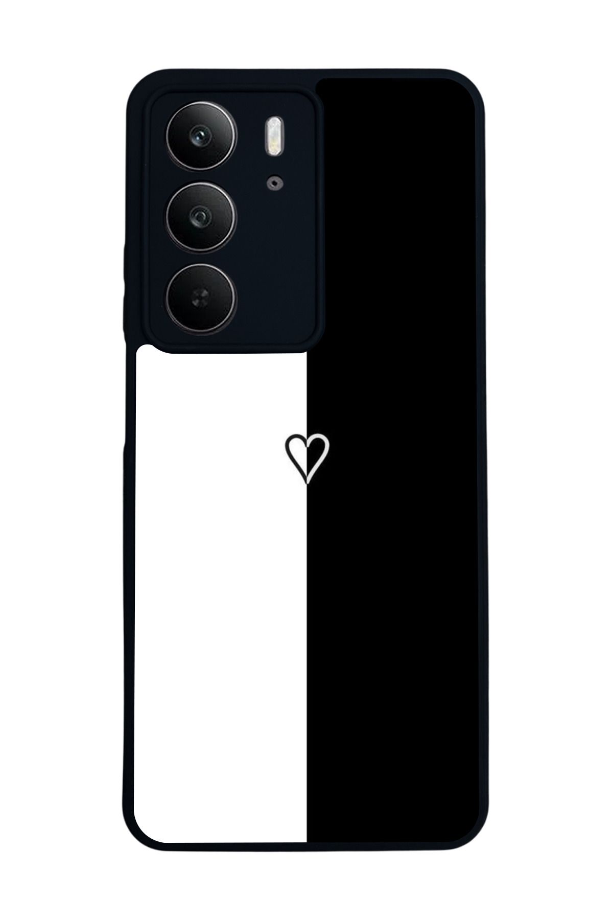 realme C75 Mat Uyumlu Siyah Kılıf – Yumuşak Silikon, Koruyucu, Şok Emici Kapak