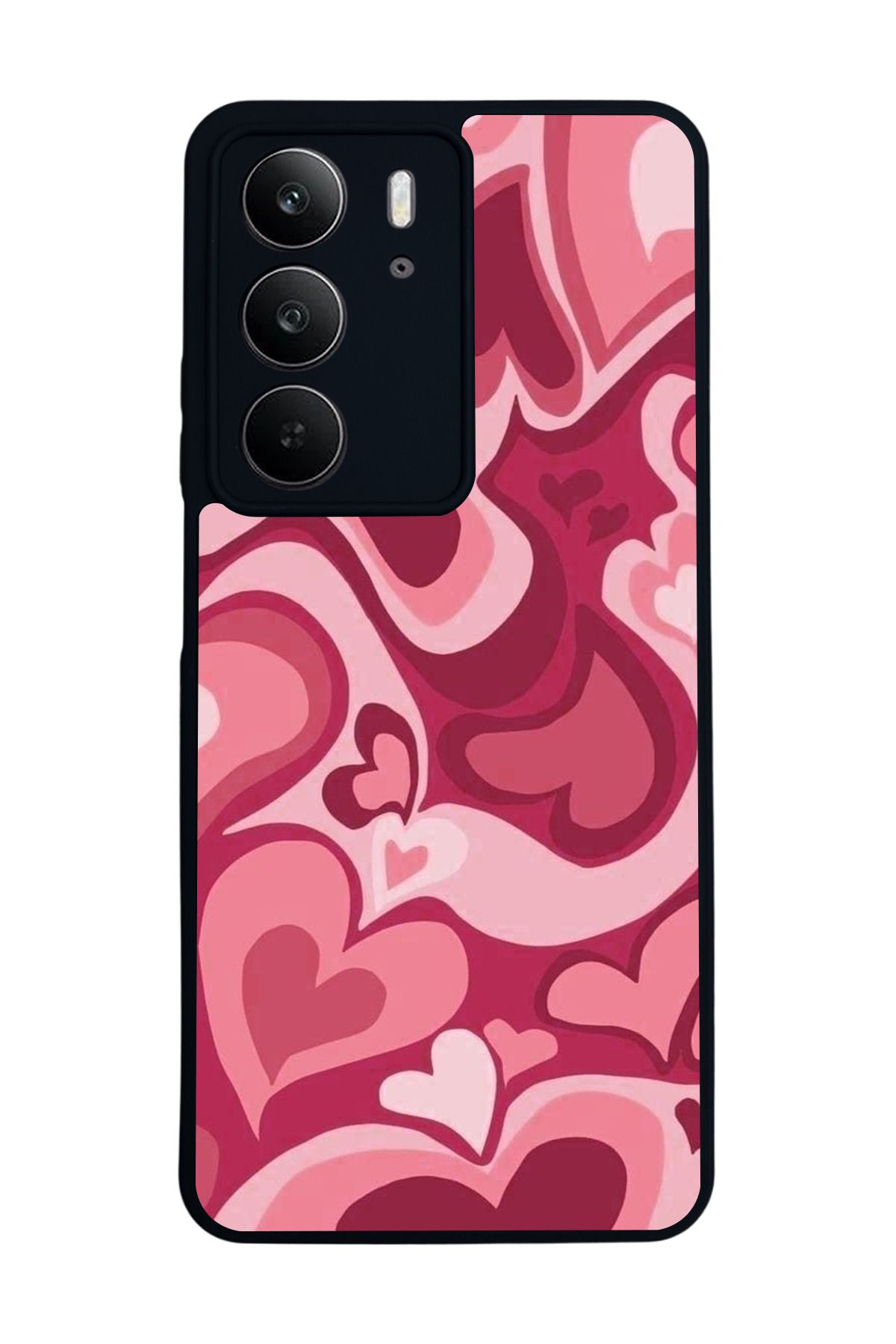realme C75 Mat Uyumlu Siyah Kılıf – Yumuşak Silikon, Koruyucu, Şok Emici Kapak
