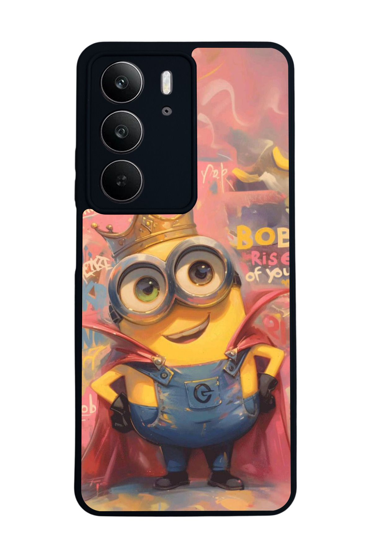 realme C75 Mat Uyumlu Siyah Kılıf – Yumuşak Silikon, Koruyucu, Şok Emici Kapak