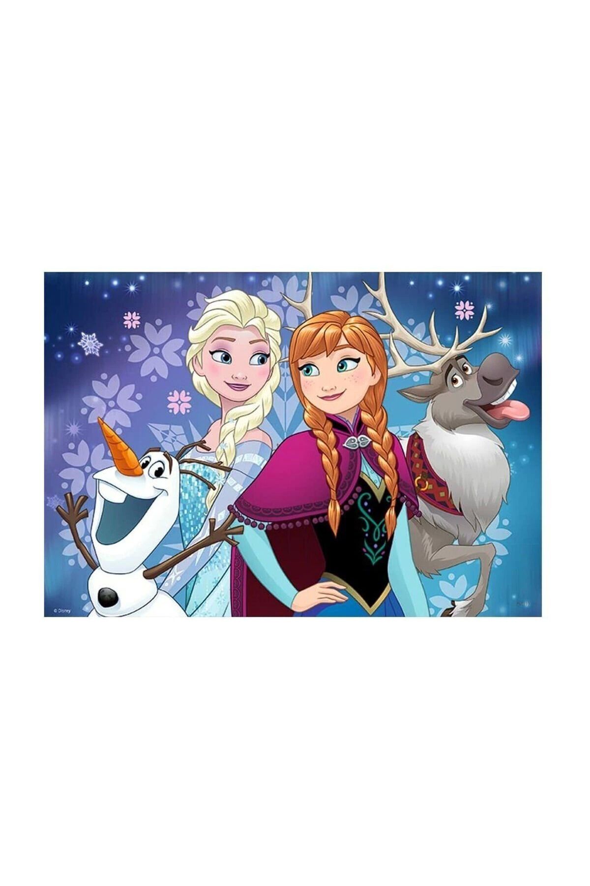 RAVENSBURGER 90747 Disney Frozen Kuzey Işıkları 2x24 Parça Ravensburger Puzzle