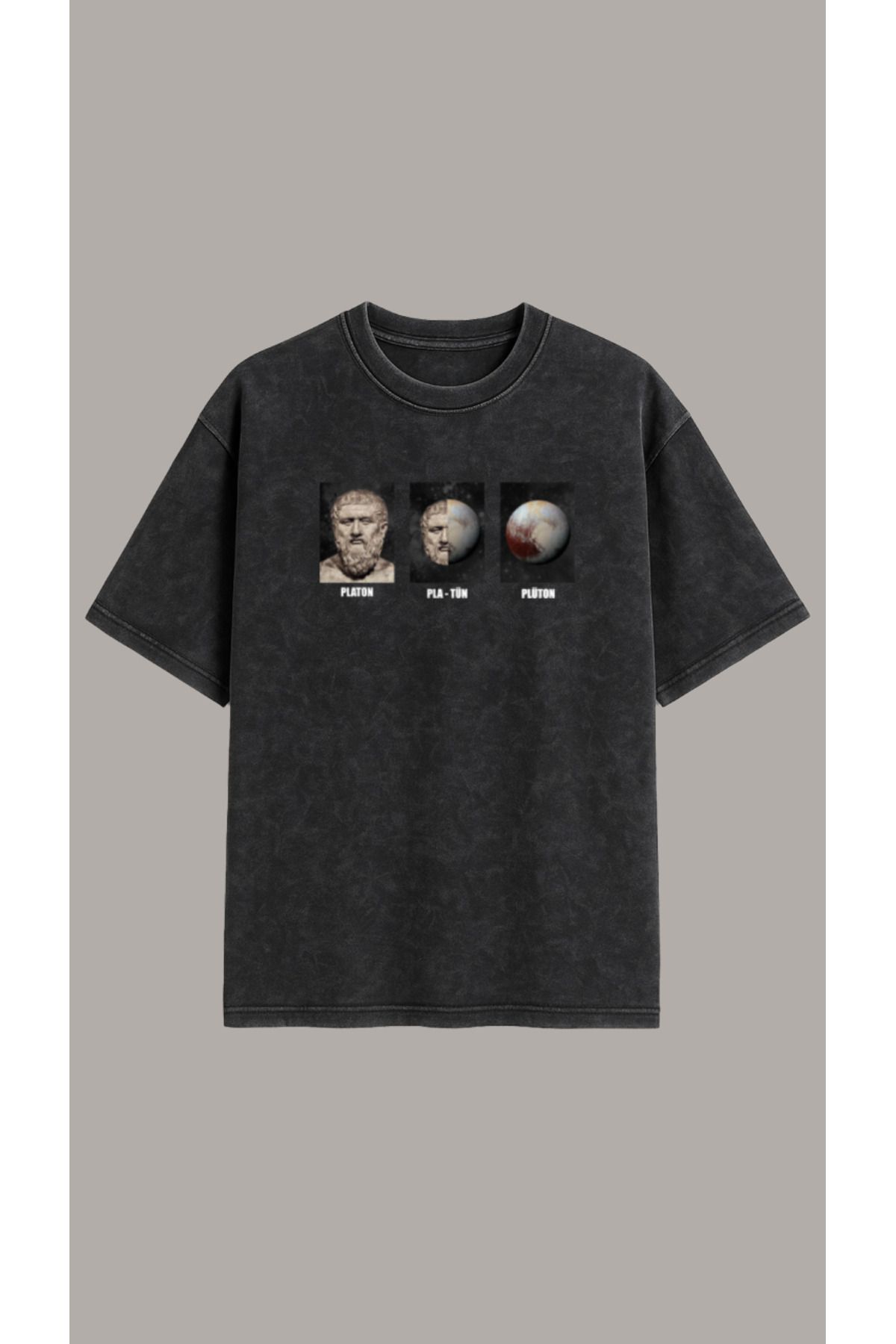 Vigor Wear PLÜTON Baskılı Oversize T-shirt
