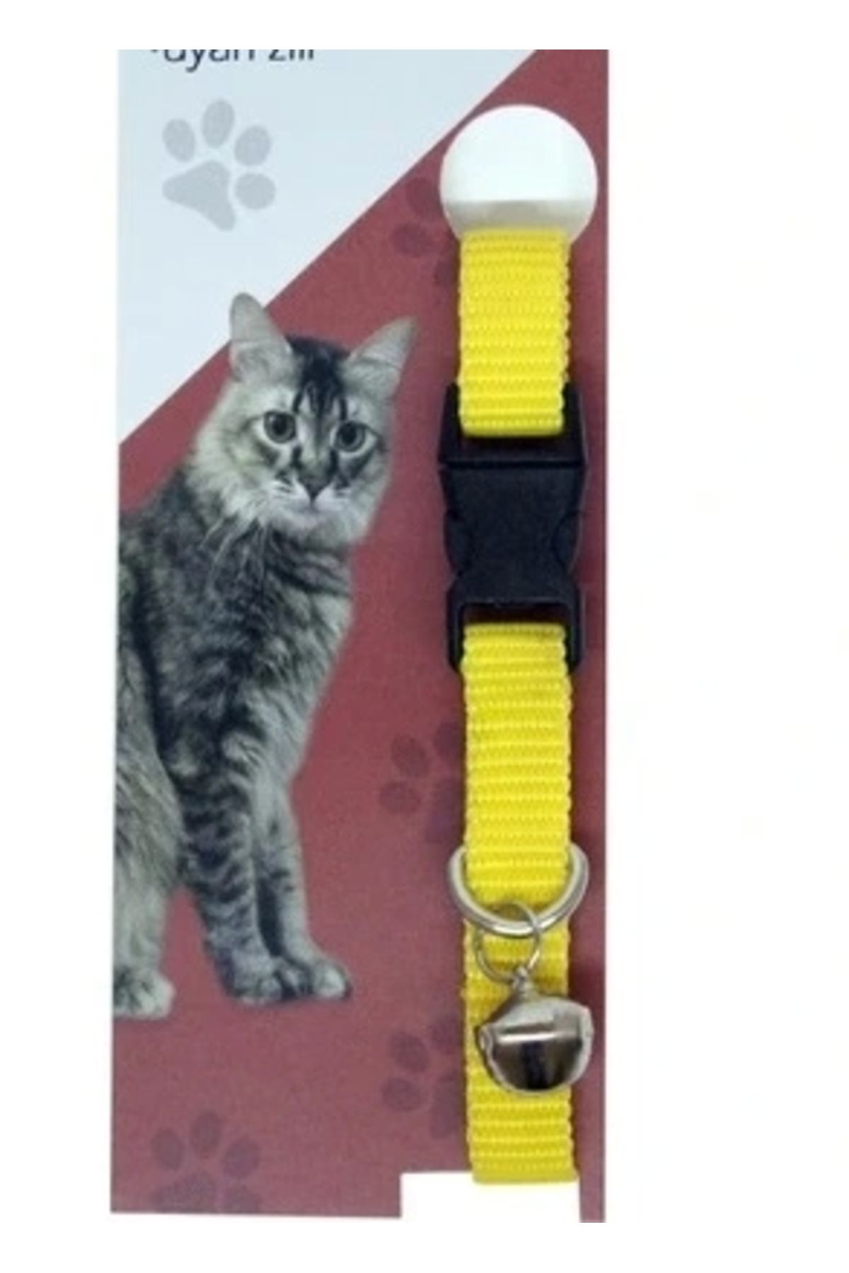 OurStyles Elastik Ayarlanabilir Çıngıraklı Kedi Tasması