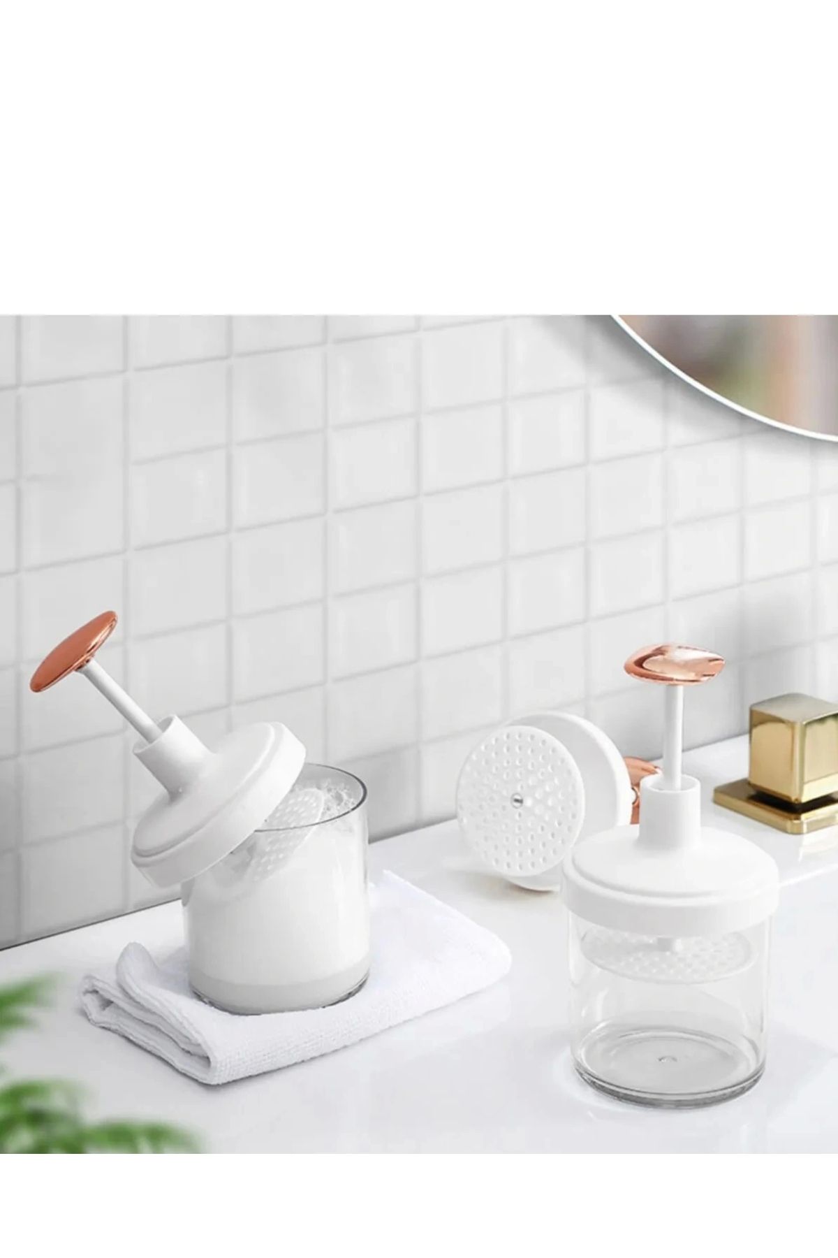 OurStyles Taşınabilir Krem Köpük Makinesi - Cilt Bakım Yüz Temizleme Yıkama - Şık Tasarım