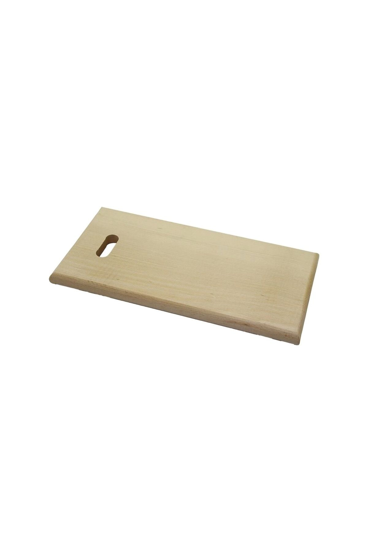 FTT SHOPPING MARKET 20x40cm Kalın=2.5cm Ahşap Kesim Panosu - Et Tahtası El Geçmeli Kulp