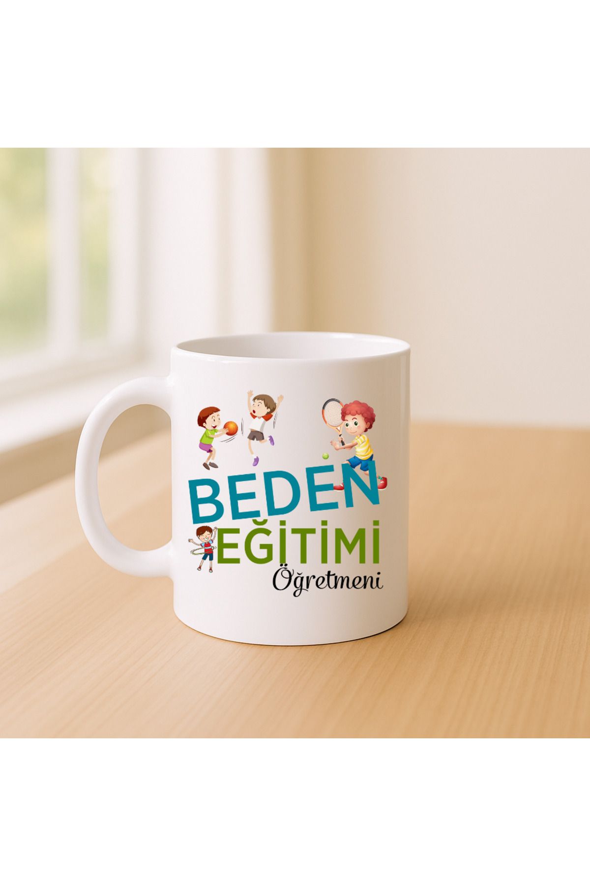 Er-Se Tasarım Beden Eğitimi Öğretmeni Kupa Bardak 03, Öğretmenler Gününe Özel Kupa Bardak Öğretmene Hediye Kupa