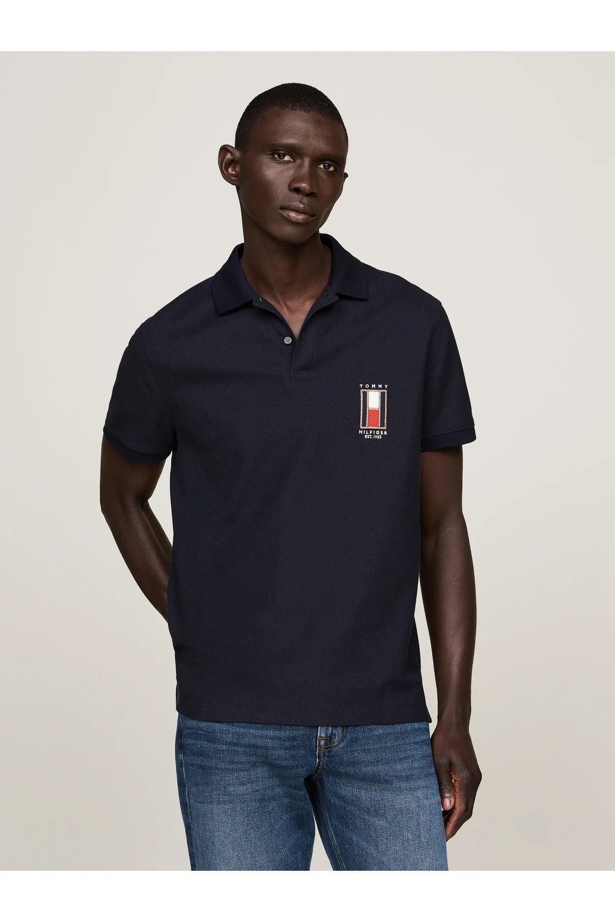 Tommy Hilfiger Sport _TommyHilfigerRegular Vertical Flag Polo T-Shirt