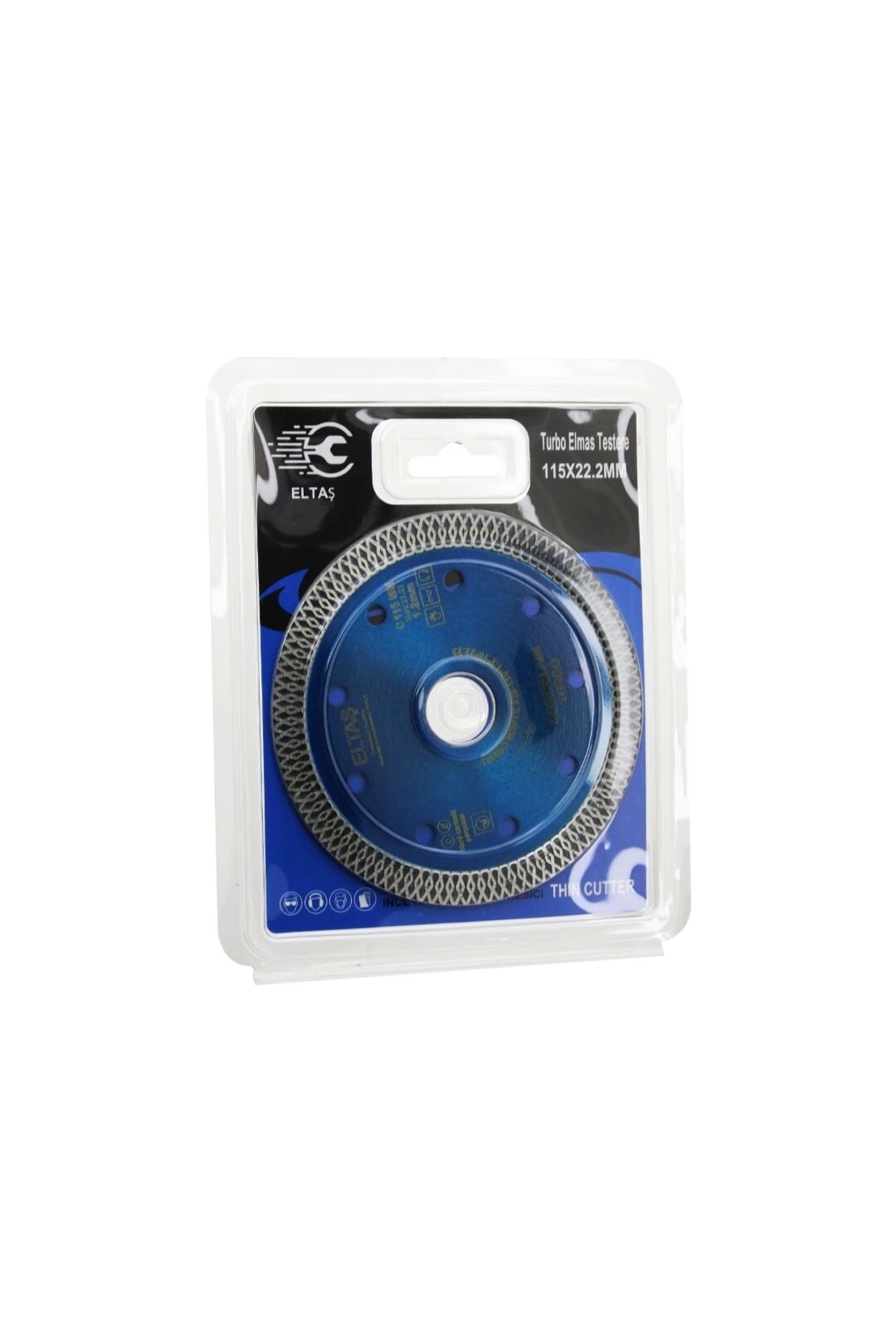 FTT SHOPPING MARKET Turbo Elmas Mermer Kesici Disk 115mmx22.2mm İnce Hassas Testere 1.2mm