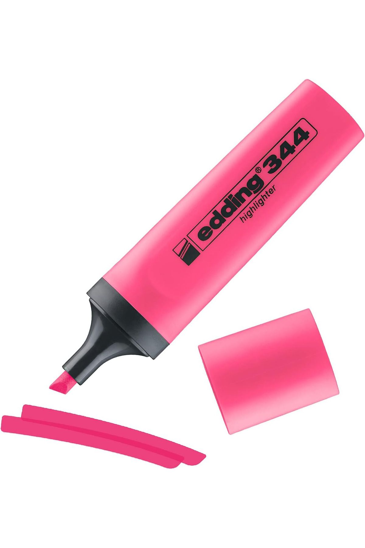 Edding FOSFORLU KALEM 344 PEMBE 10 LU PAKET