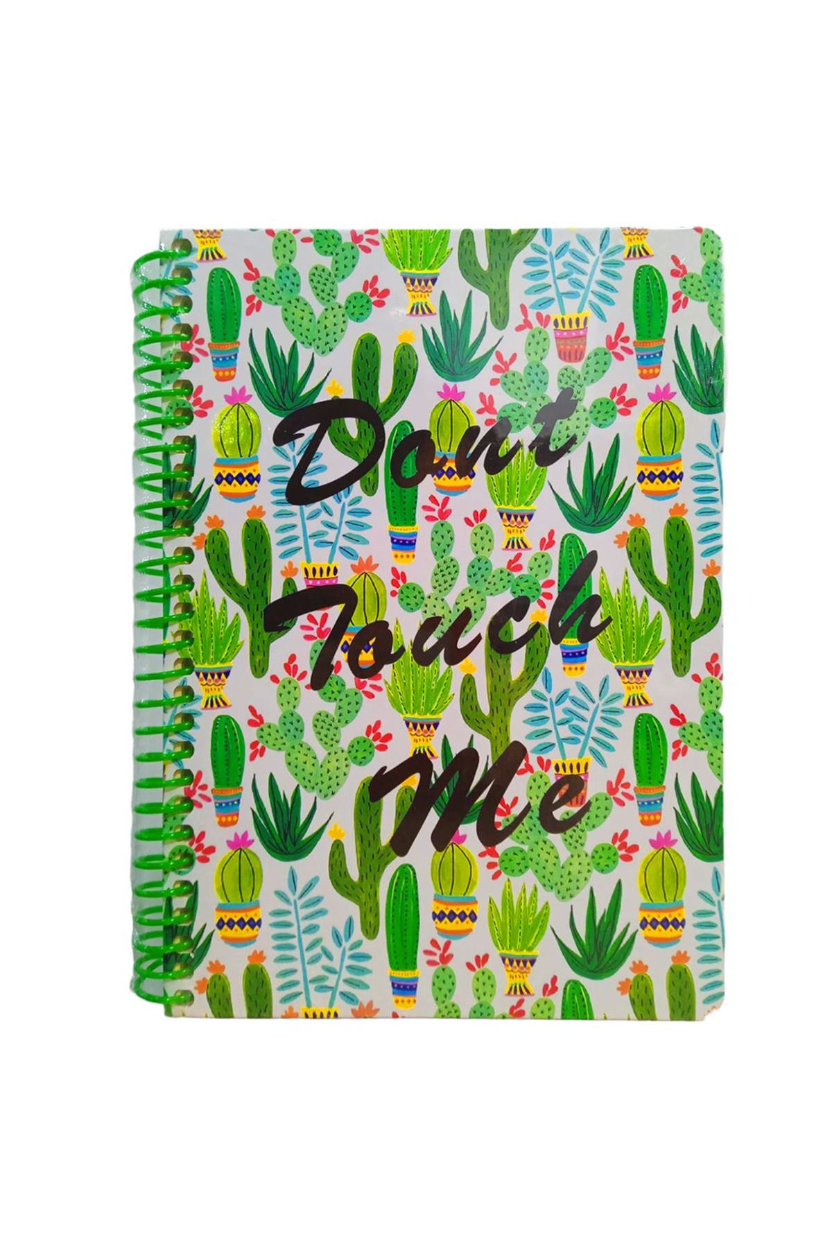 mcolor DEFTER 17x24 İVORY SPİRALLİ DESENLİ SERT KAPAK 96 YP ÇİZGİLİ
