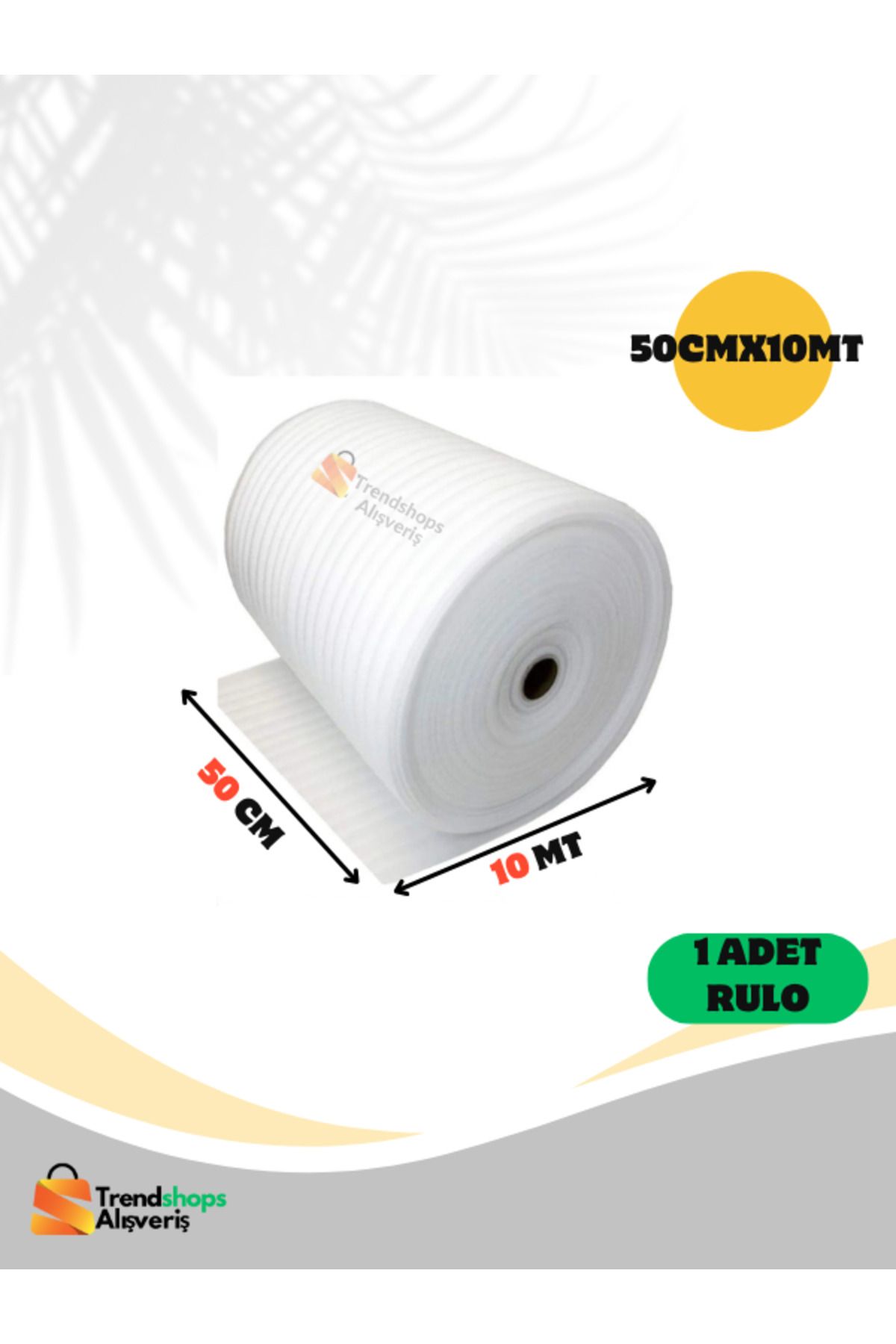 WRAPPACCK TSA 50CMX10MT CAM, TABAK, BARDAK KORUMA, TAŞINMA, PAKETLEME ŞİLTESİ