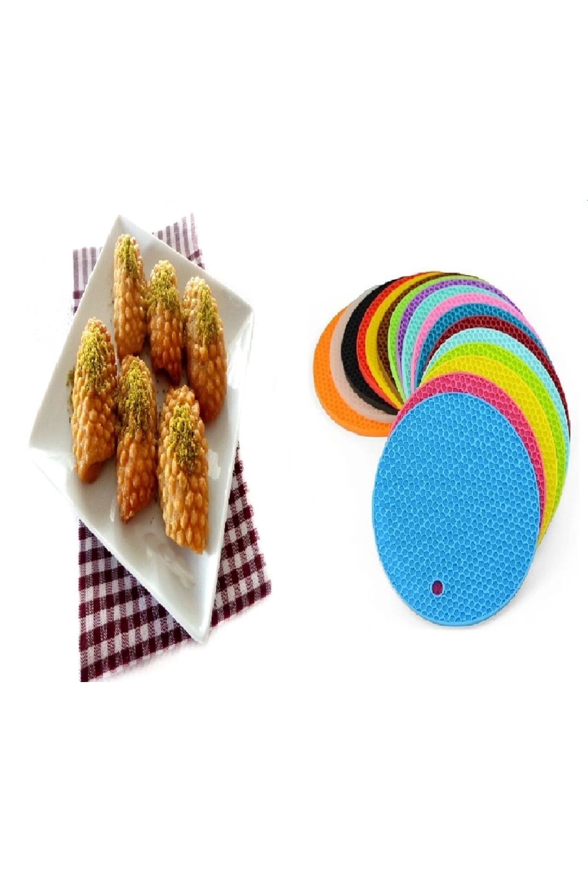 OurStyles Renkli Nihale - Kalbura Bastı Kalıbı