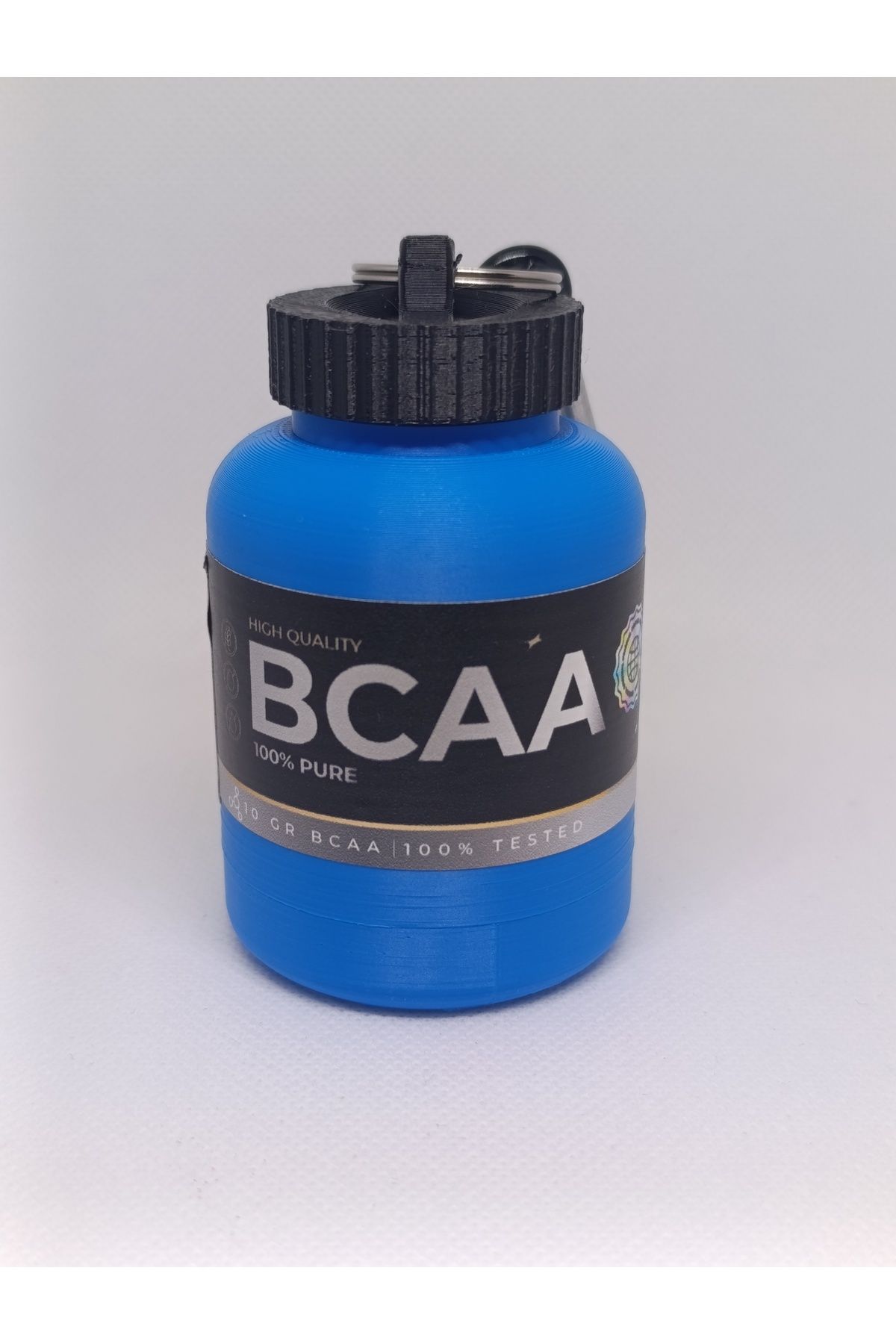 NozzleCraft BCAA Toz Saklama Hunisi – 30g | Karabinalı