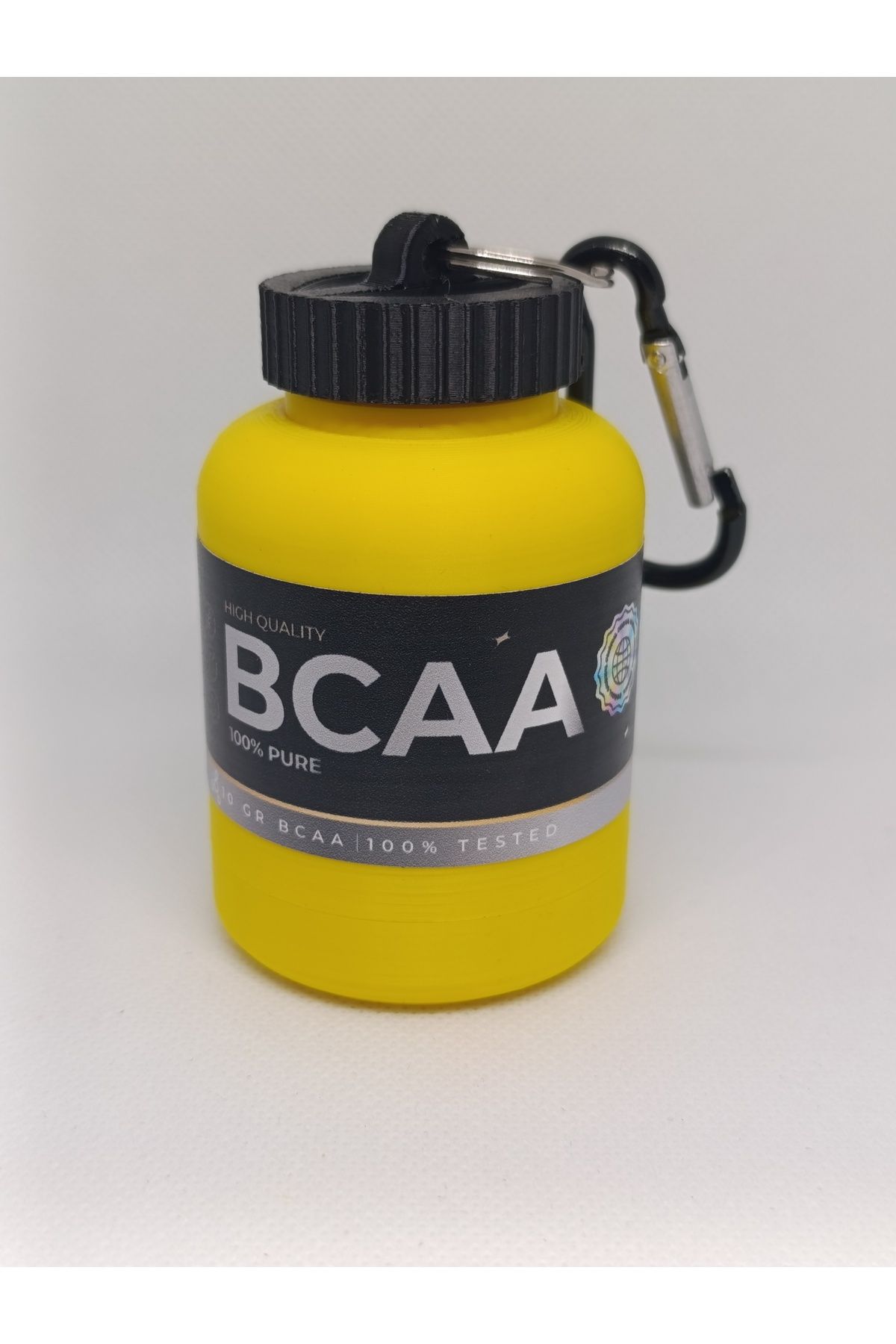NozzleCraft BCAA Toz Saklama Hunisi – 30g | Karabinalı