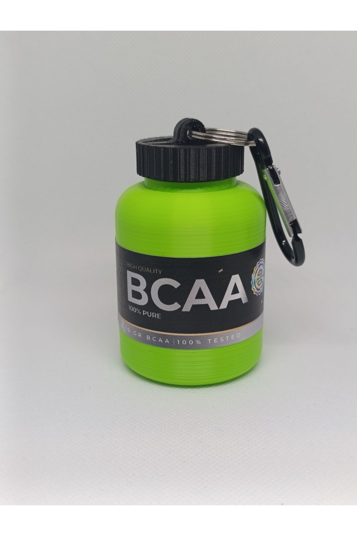 NozzleCraft BCAA Toz Saklama Hunisi – 30g | Karabinalı