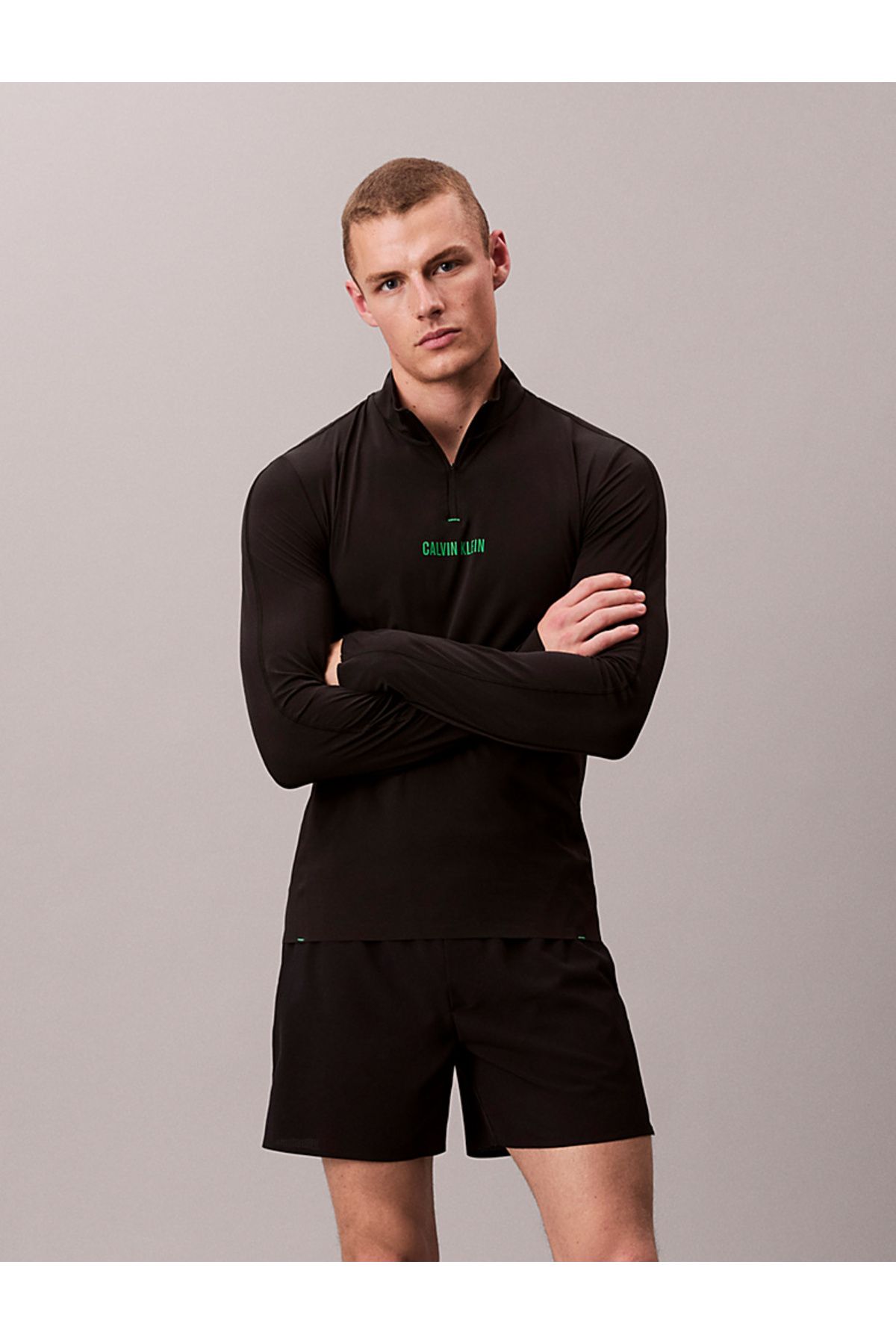 Calvin Klein 1/4 Zip Gym T-Shirt