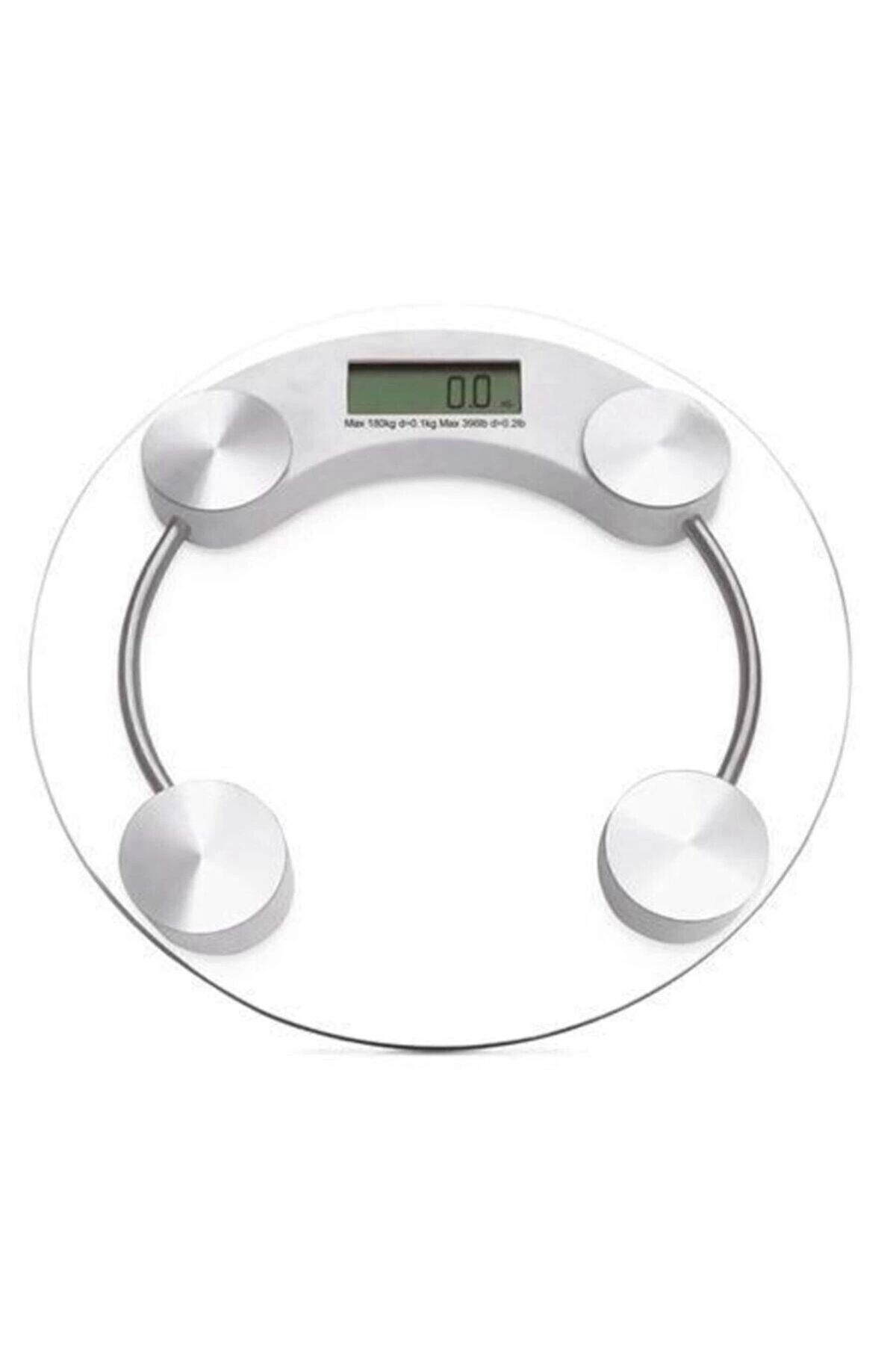 FTT SHOPPING MARKET Dijital Yuvarlak Cam Baskül Terazi 180kg. Tf-1051